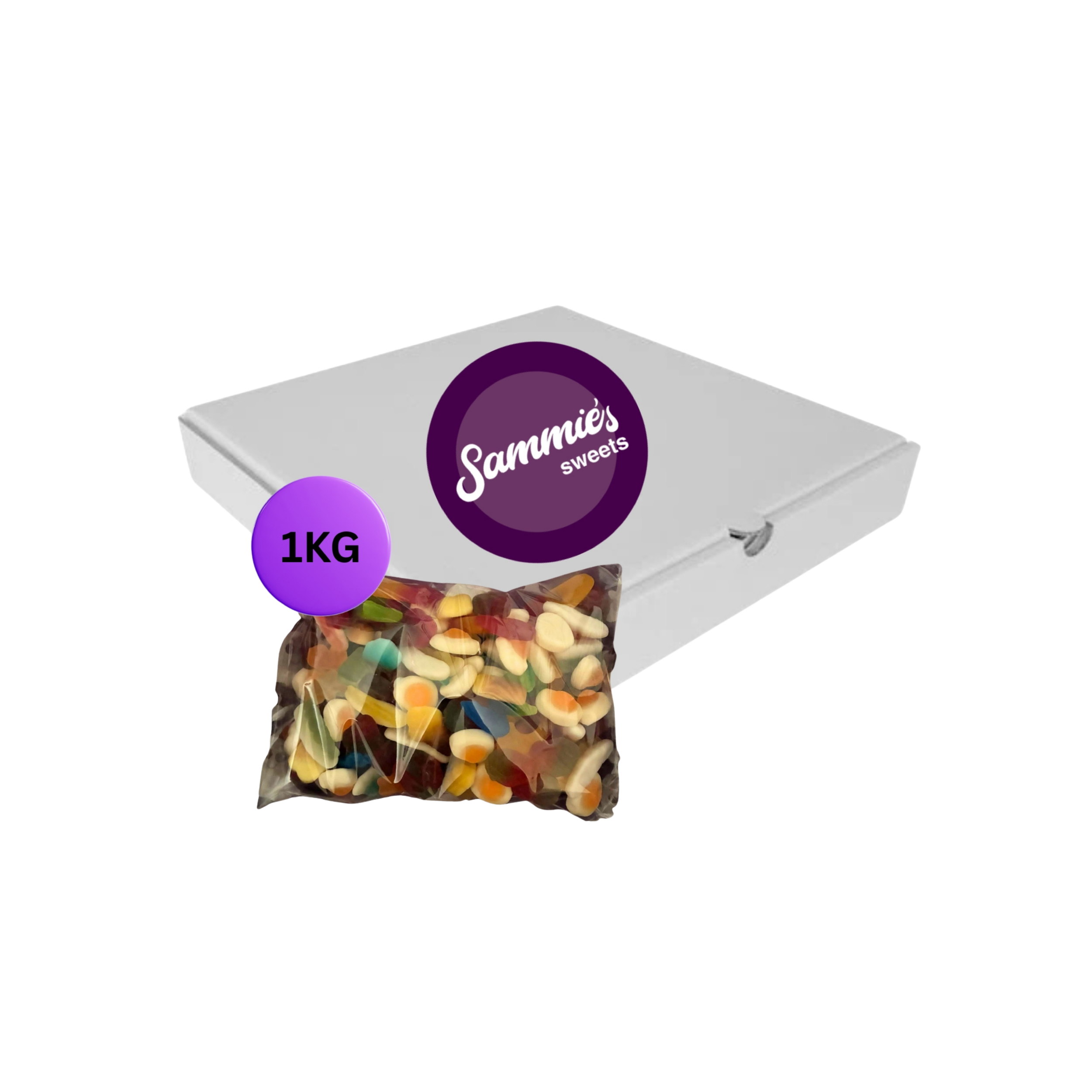 Create Your Own Jelly Pick n Mix Pizza Box 1kg