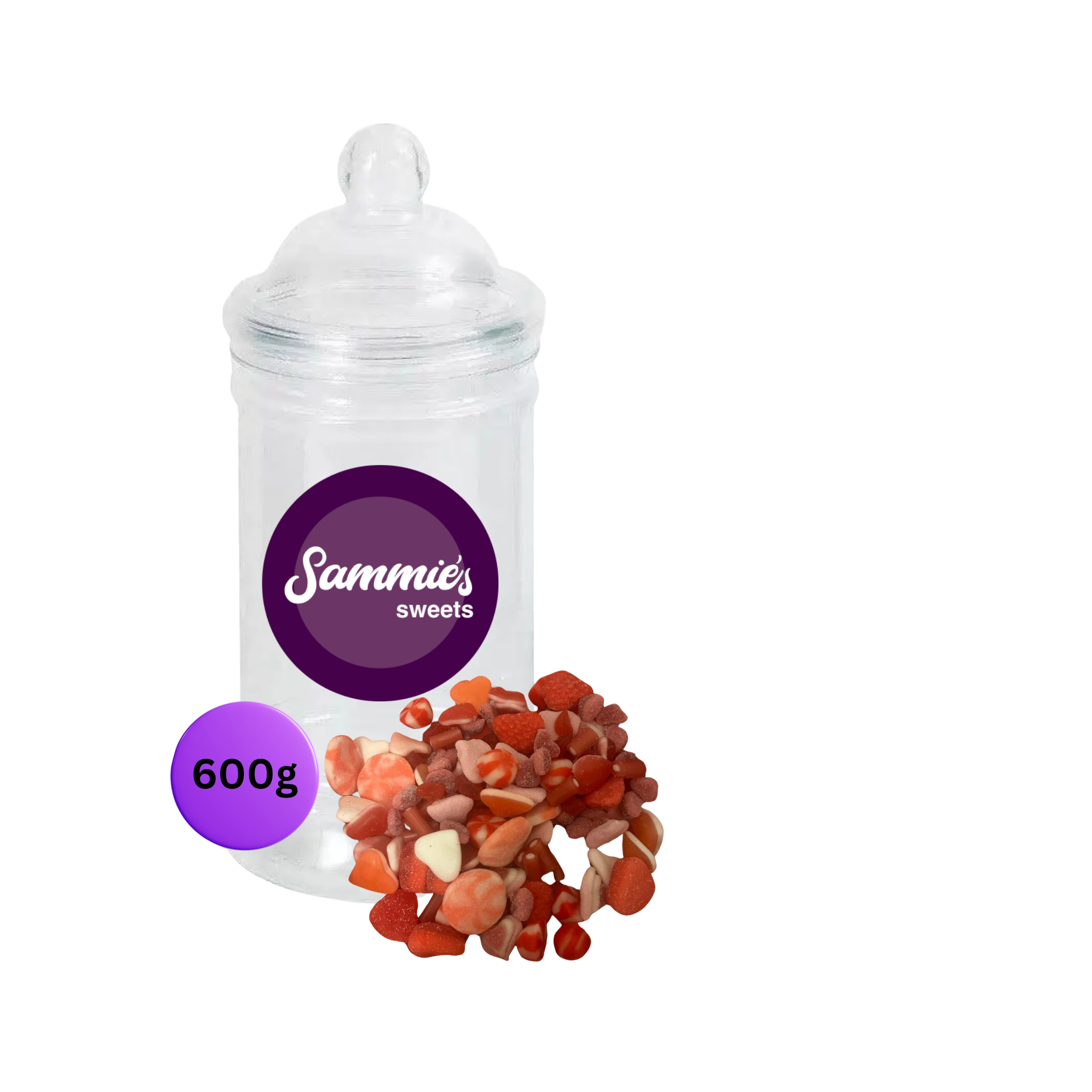 Personalised Gift Sweet Jar 600g