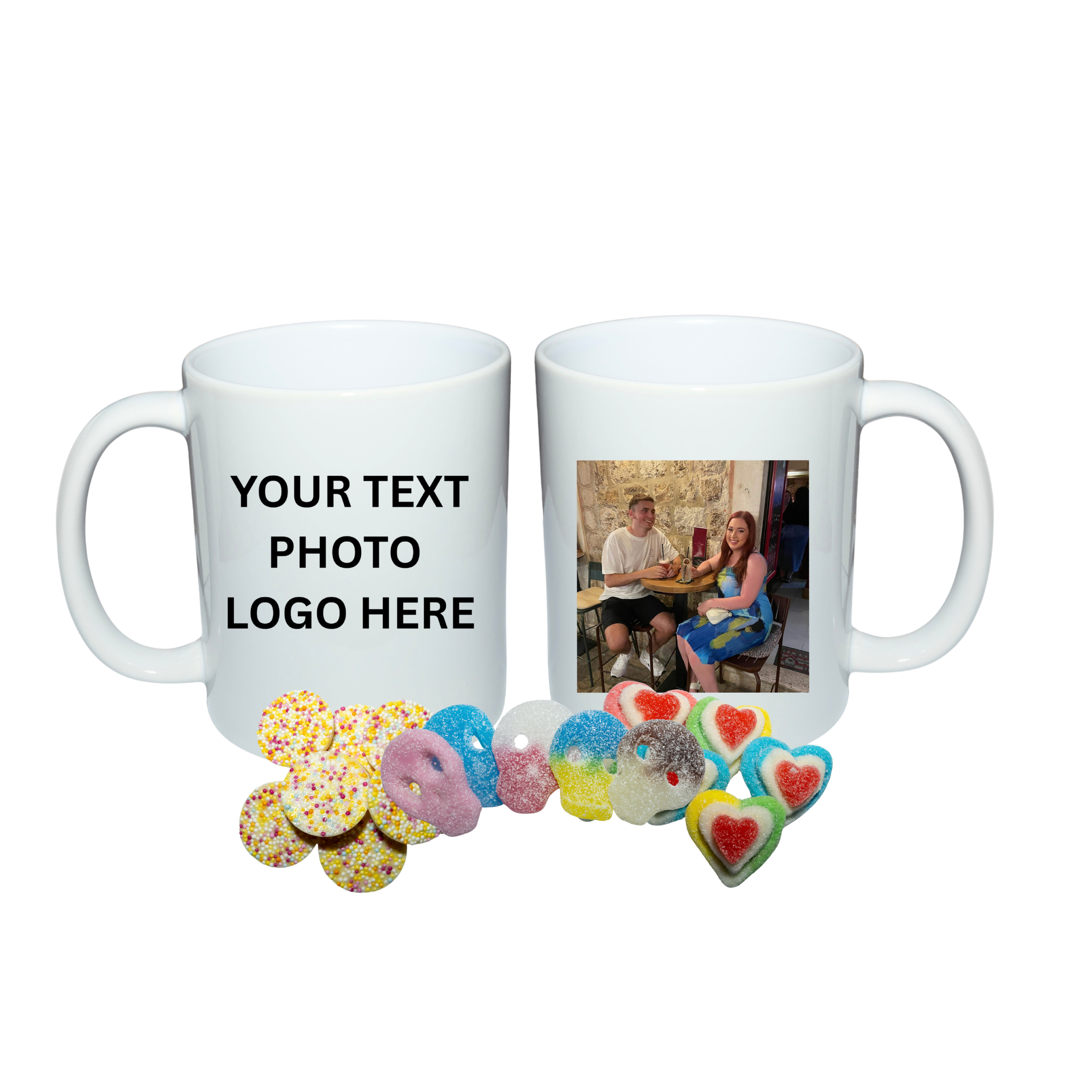Personalised Mug Filled With Sweets/ Chocolate