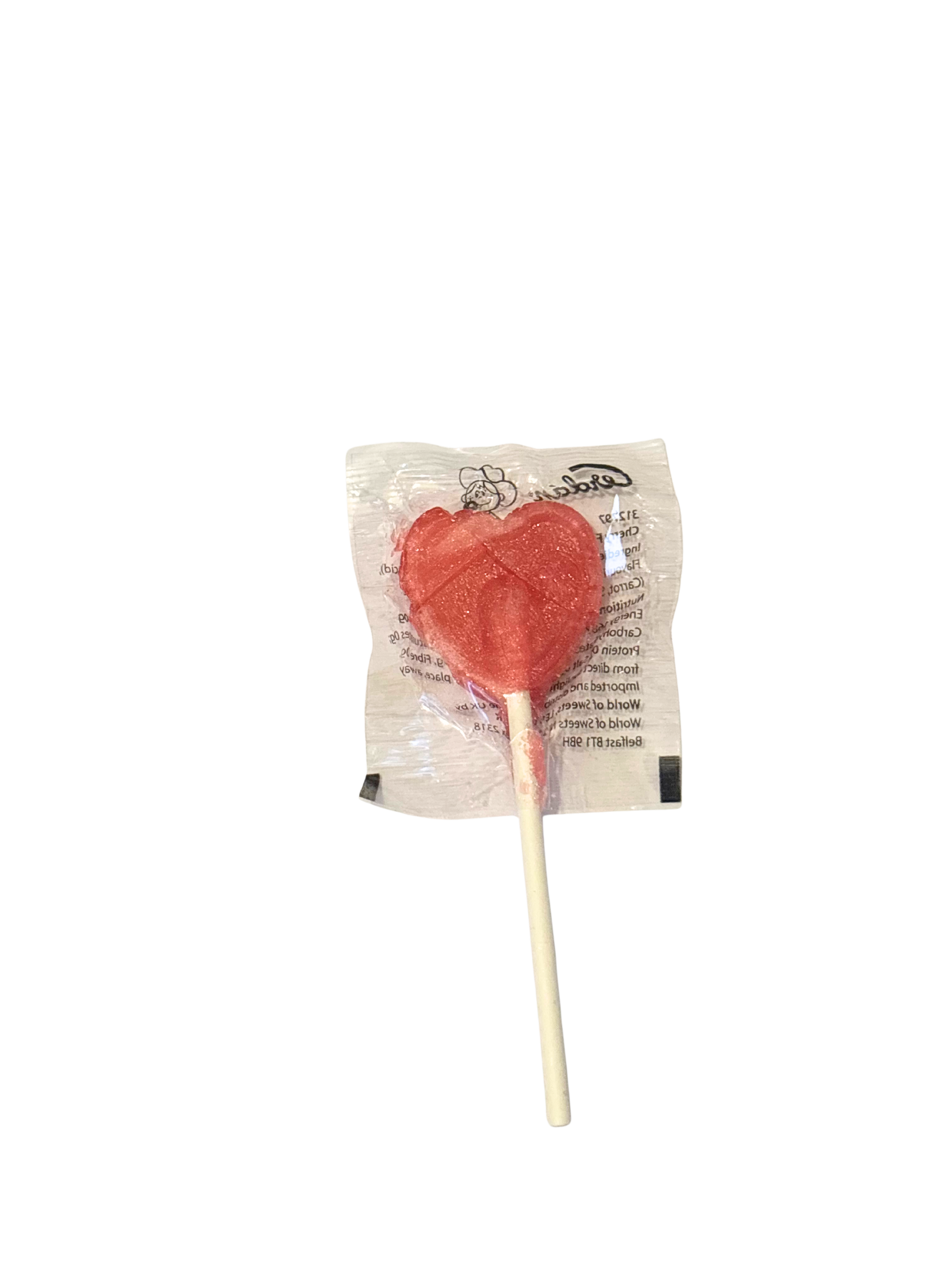 Cherry Heart Lollies