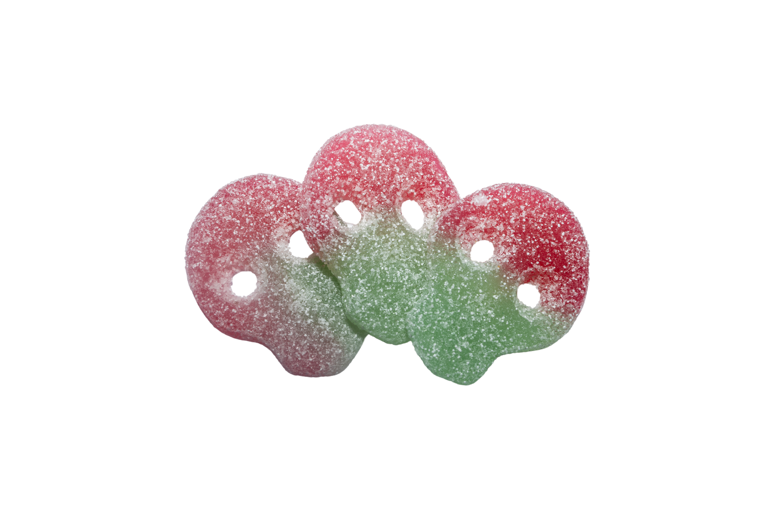 Vegan Fizzy Watermelon Skulls