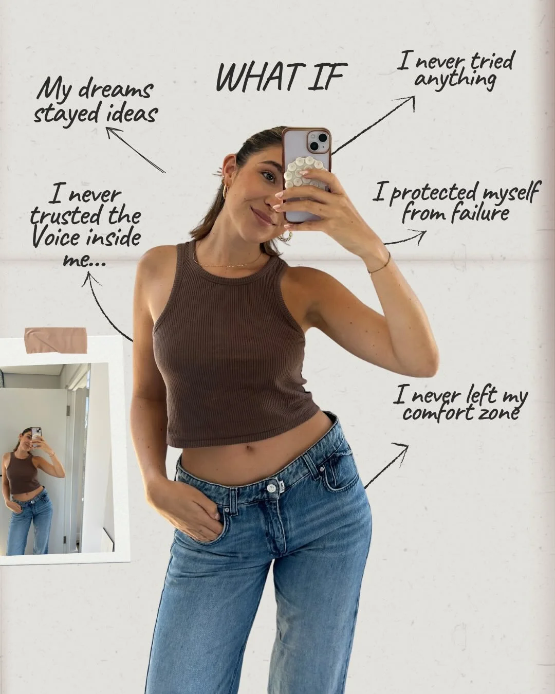 Was w&auml;re, wenn ich immer auf meine Angst geh&ouml;rt h&auml;tte? Was w&auml;re, wenn ich mich immer klein gemacht h&auml;tte? Wenn ich mich nie getraut h&auml;tte, f&uuml;r meine Tr&auml;ume loszugehen? Wenn ich geglaubt h&auml;tte, dass mein We