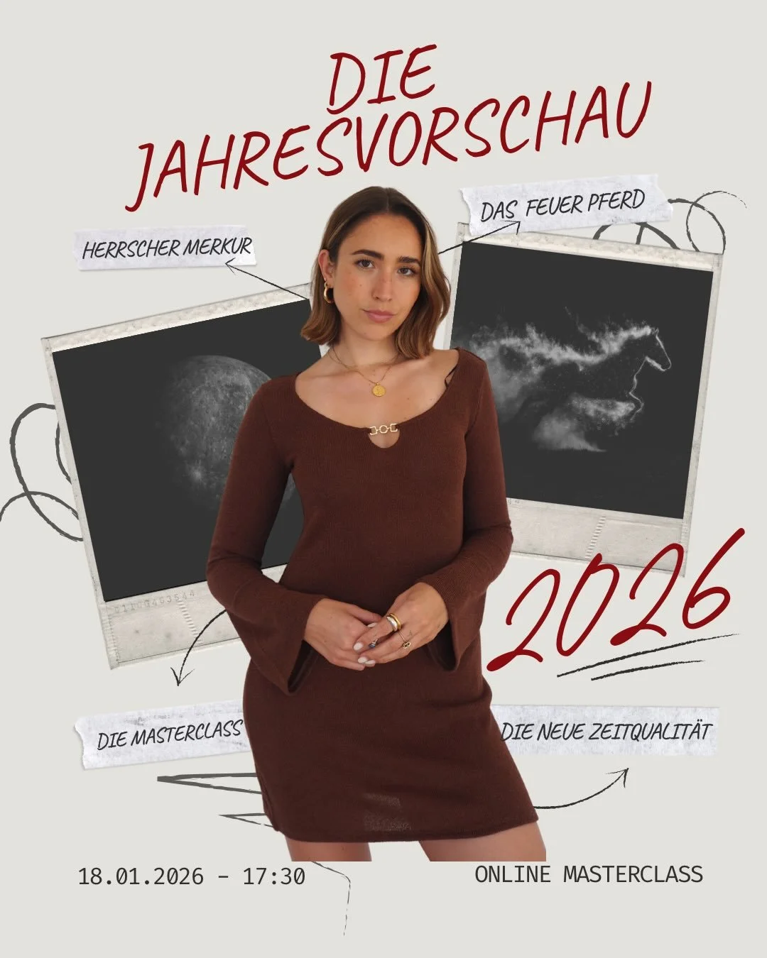 Die Jahresvorschau 2026 am So, 18.01.2025 um 17:30Uhr - Melde dich jetzt an und sei dabei! 🐎🔥