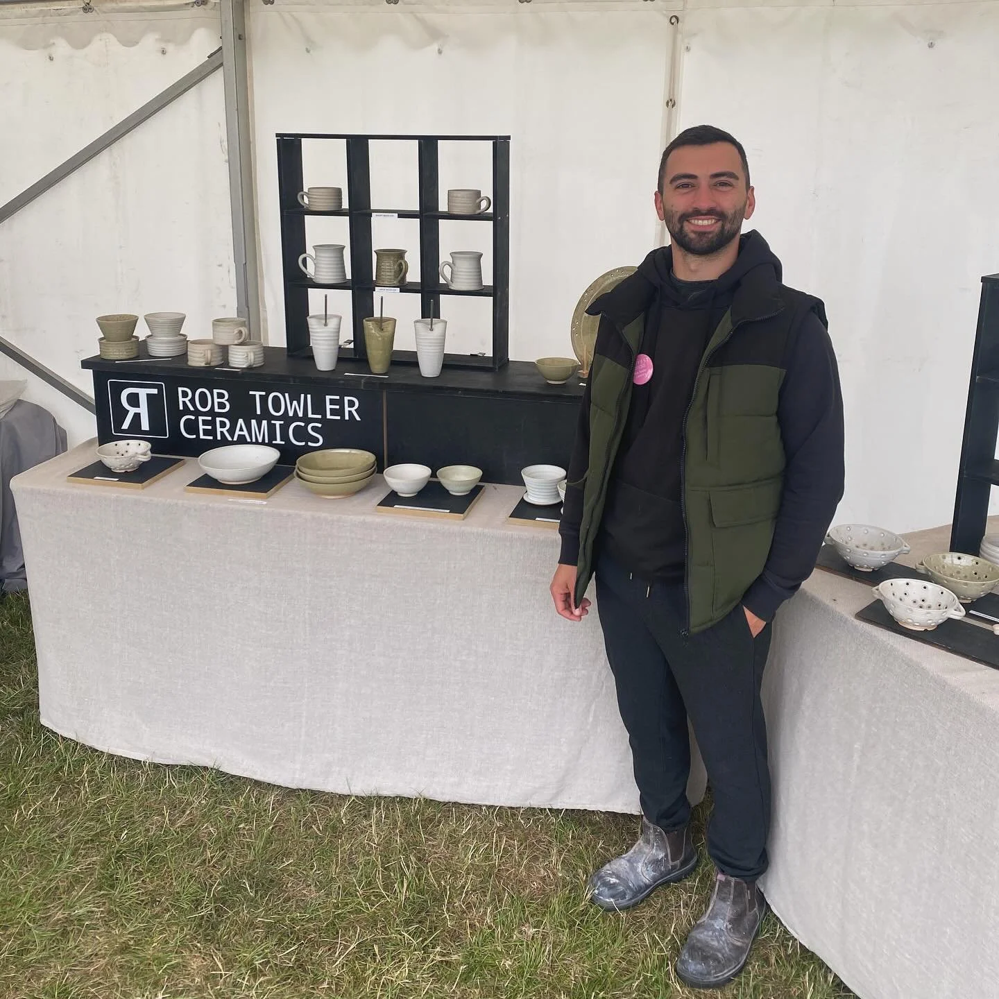 Day 2 at @potfest.co.uk SouthWest. Happy punters already turning up to see what we have to sell.