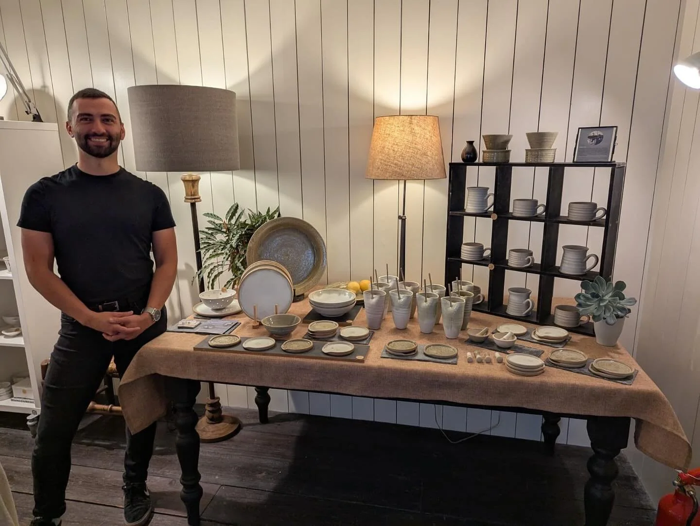 Just a happy boy and his pots at H.Art. @herefordshireartweek