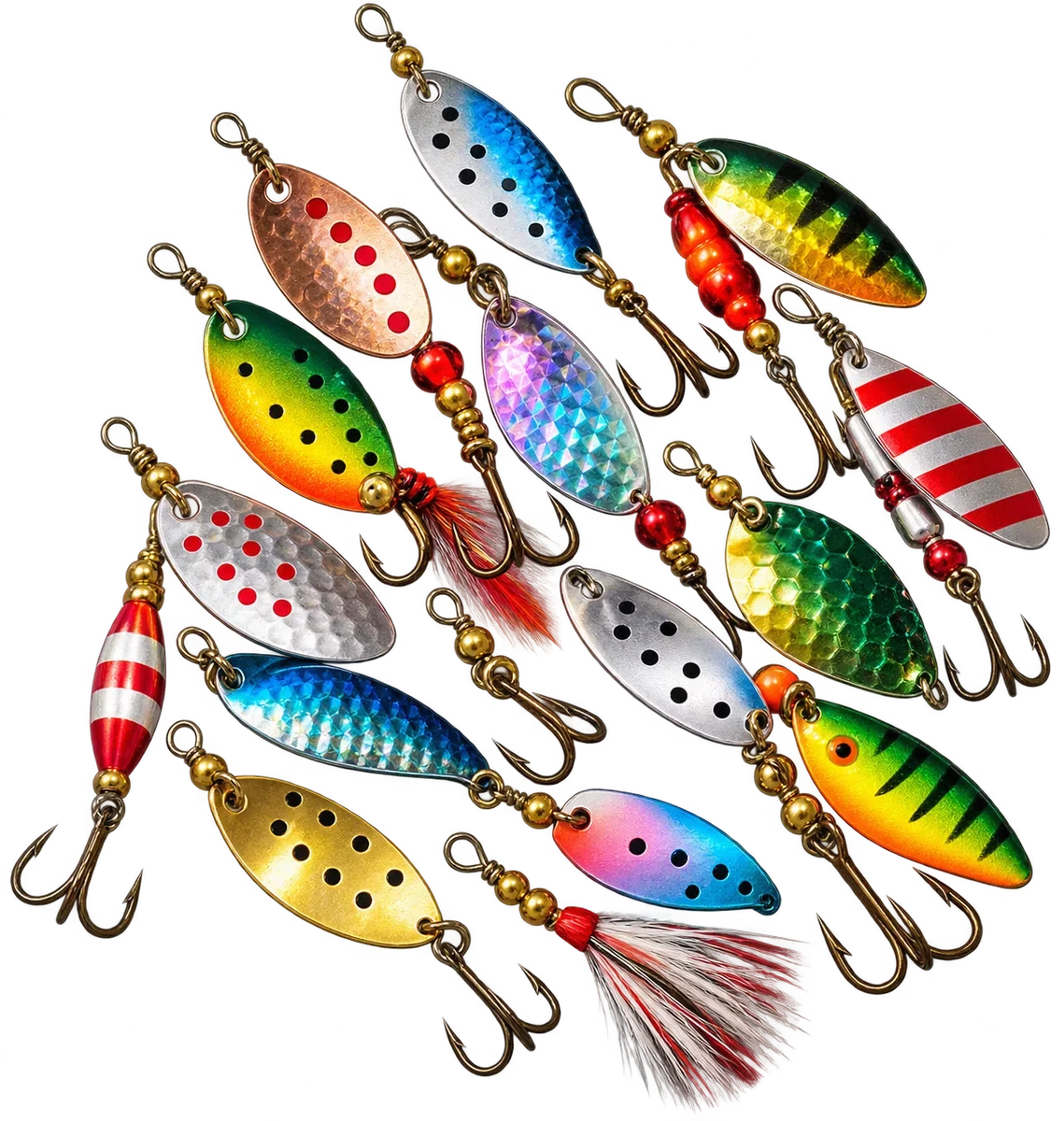 30-Piece Metal Spinner Set