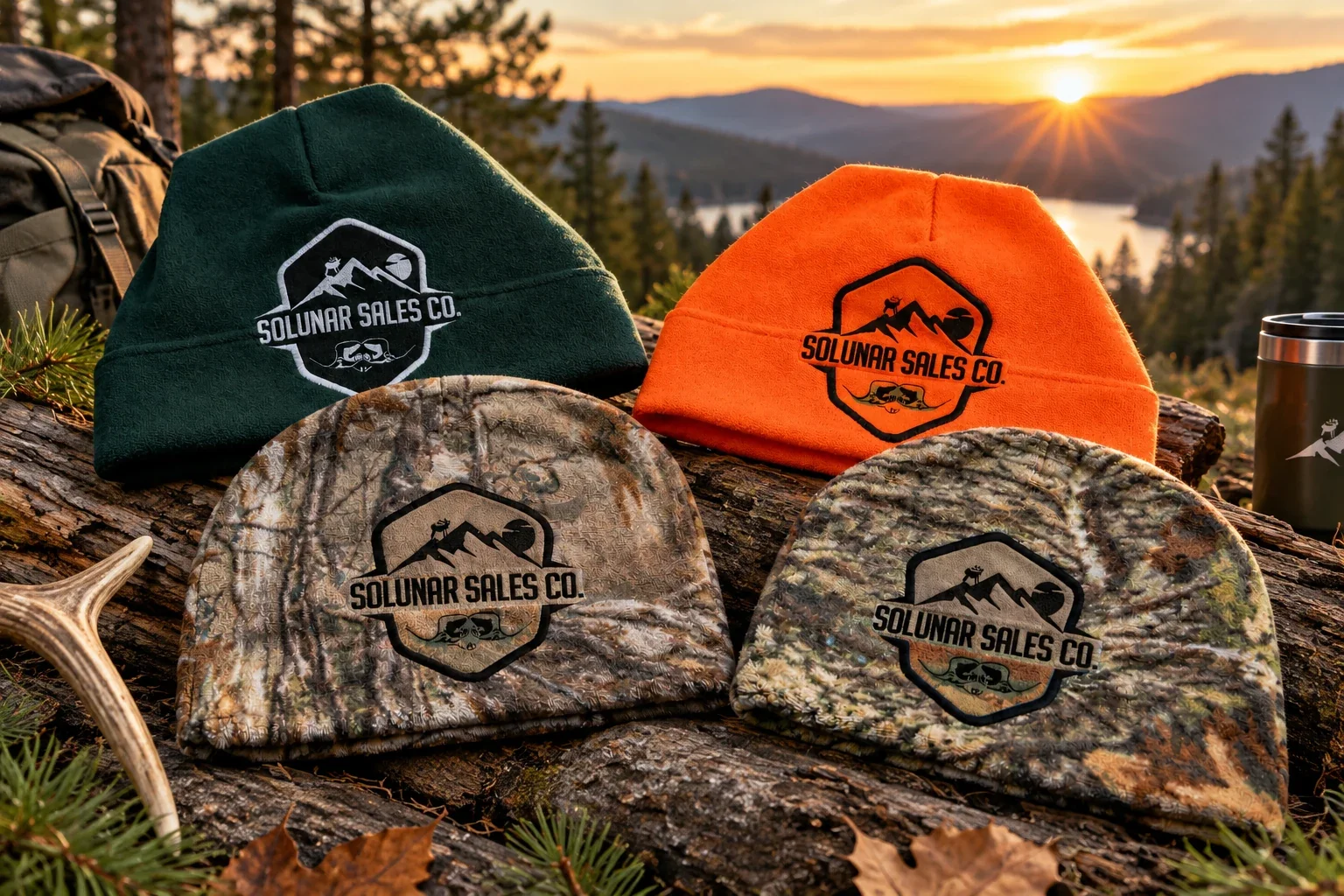 Solunar Logo Fleece Beanie