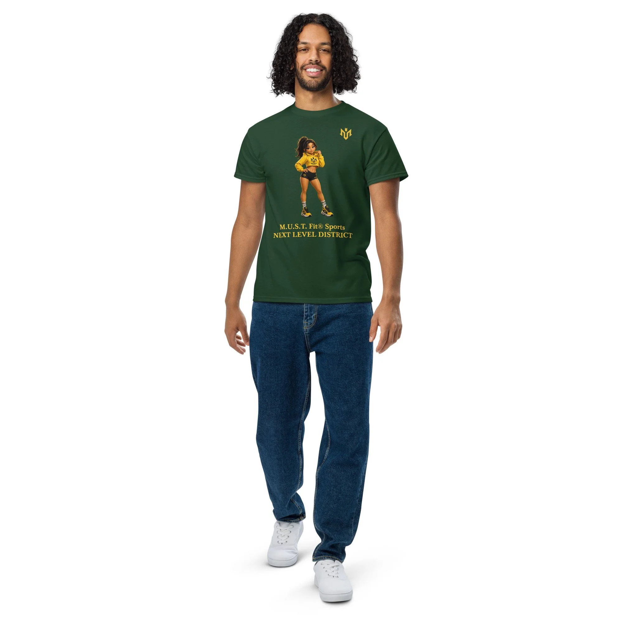 unisex-sports-tee-forest-green-front-6a070637aa161.jpg