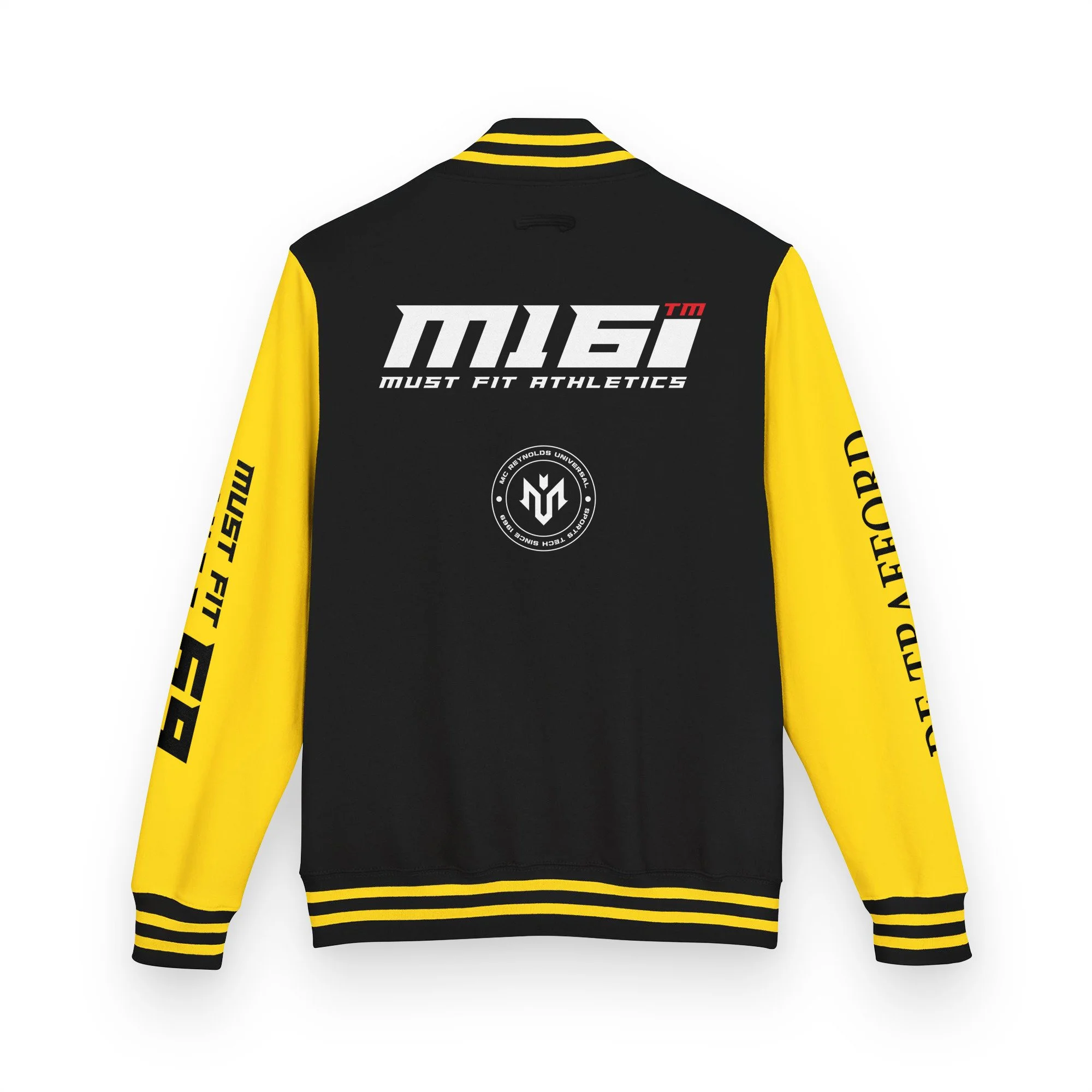 unisex-heavyweight-letterman-jacket-jet-black-sun-yellow-back-6a1d80a3e8020.jpg