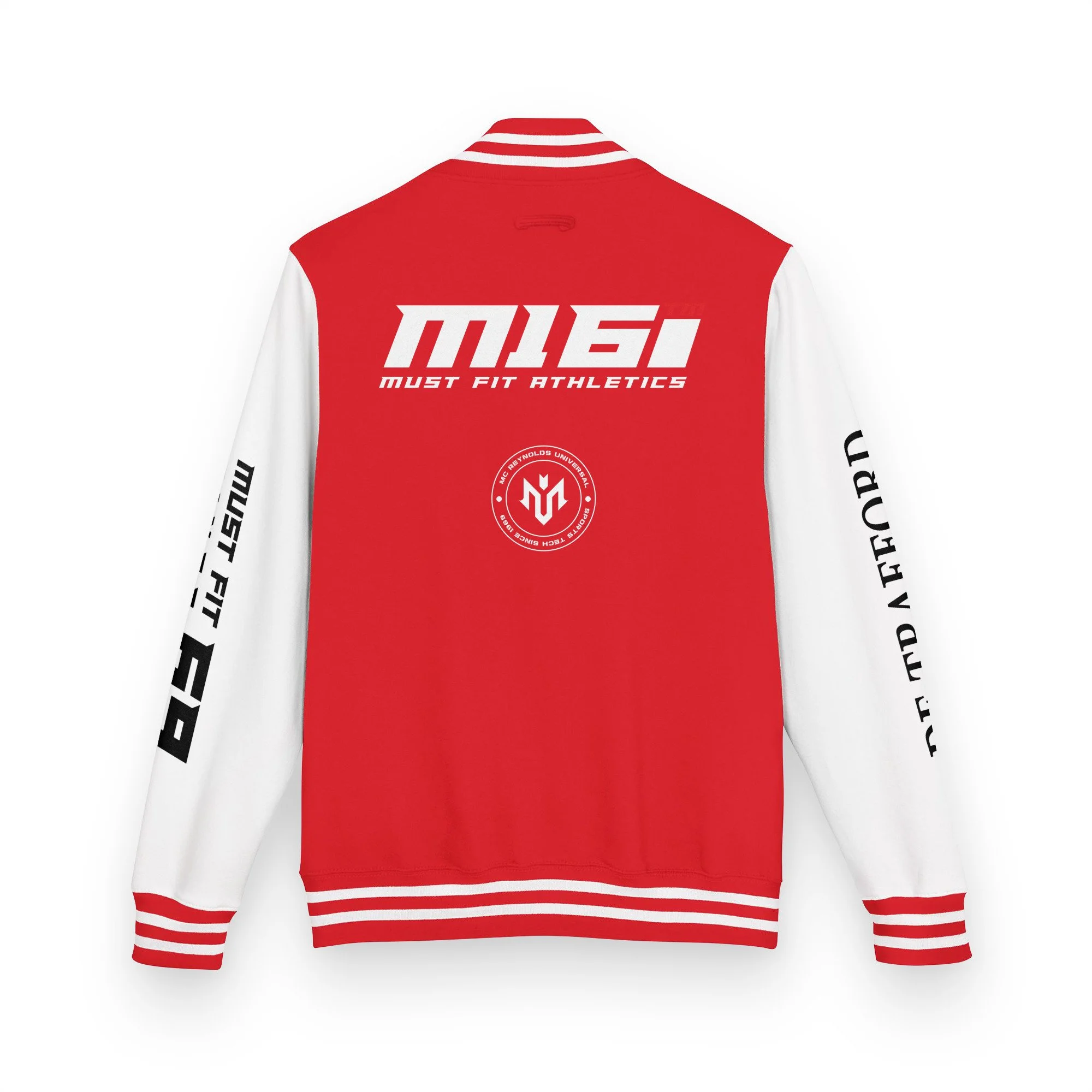 unisex-heavyweight-letterman-jacket-fire-red-arctic-white-back-6a1d80a3e9426.jpg