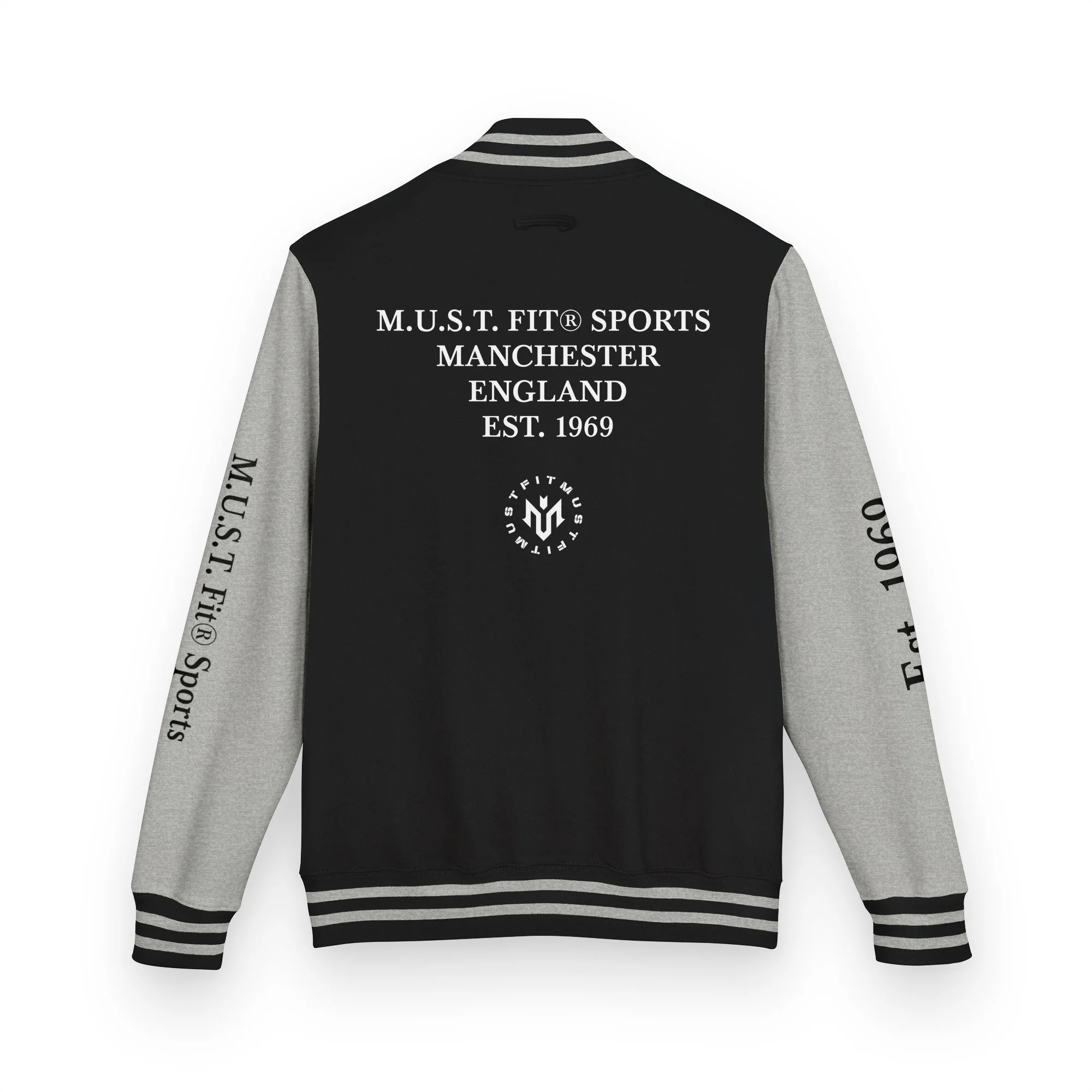 unisex-heavyweight-letterman-jacket-jet-black-heather-grey-back-6a1d818e0de8f.jpg