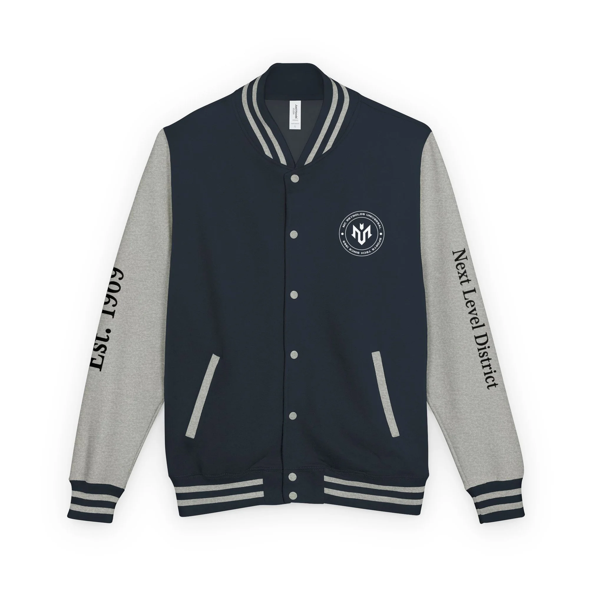 unisex-heavyweight-letterman-jacket-oxford-navy-heather-grey-front-6a1d818e0dfcf.jpg