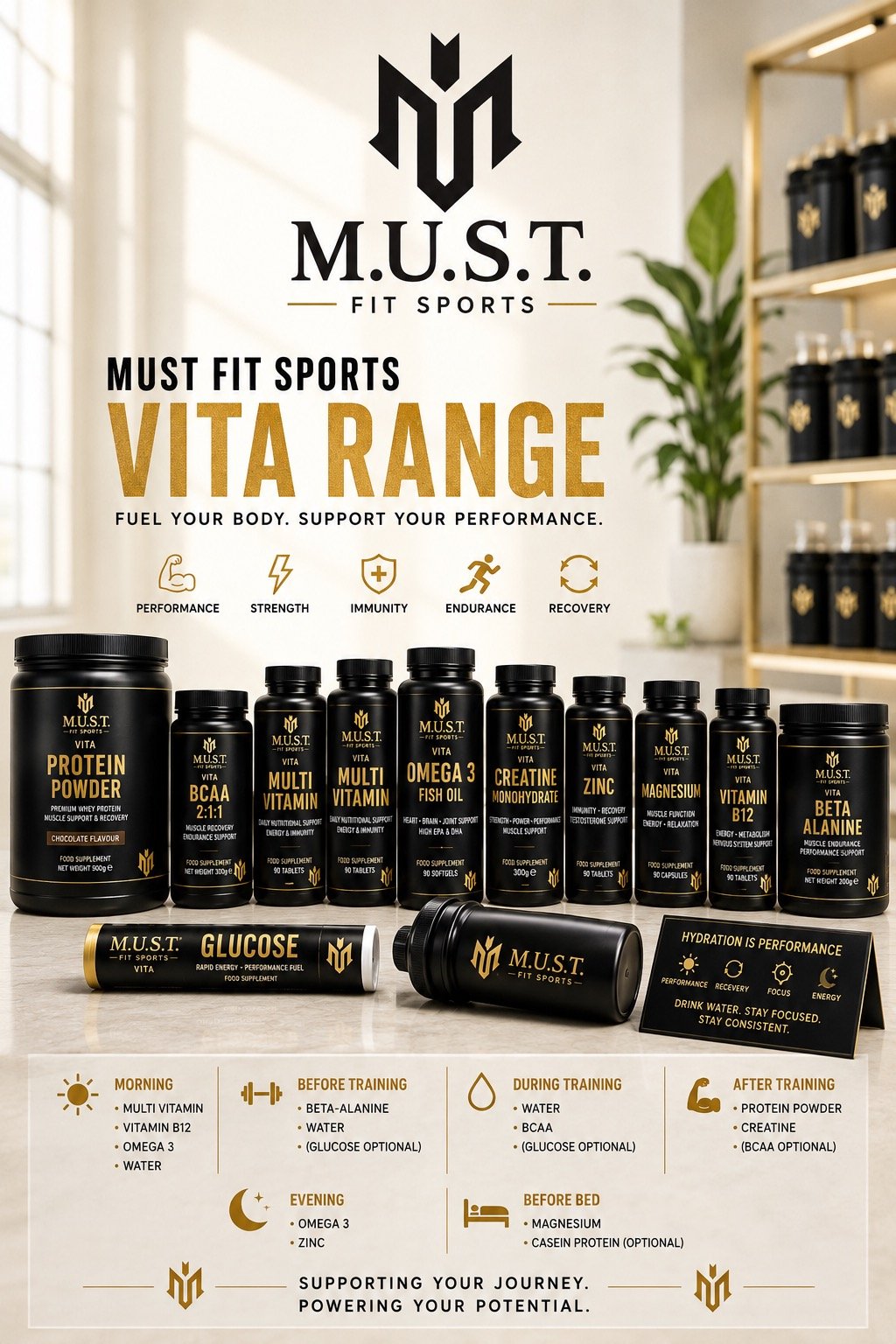 The Top 10 Supplements for Gym, Sport &amp; Active Lifestyles