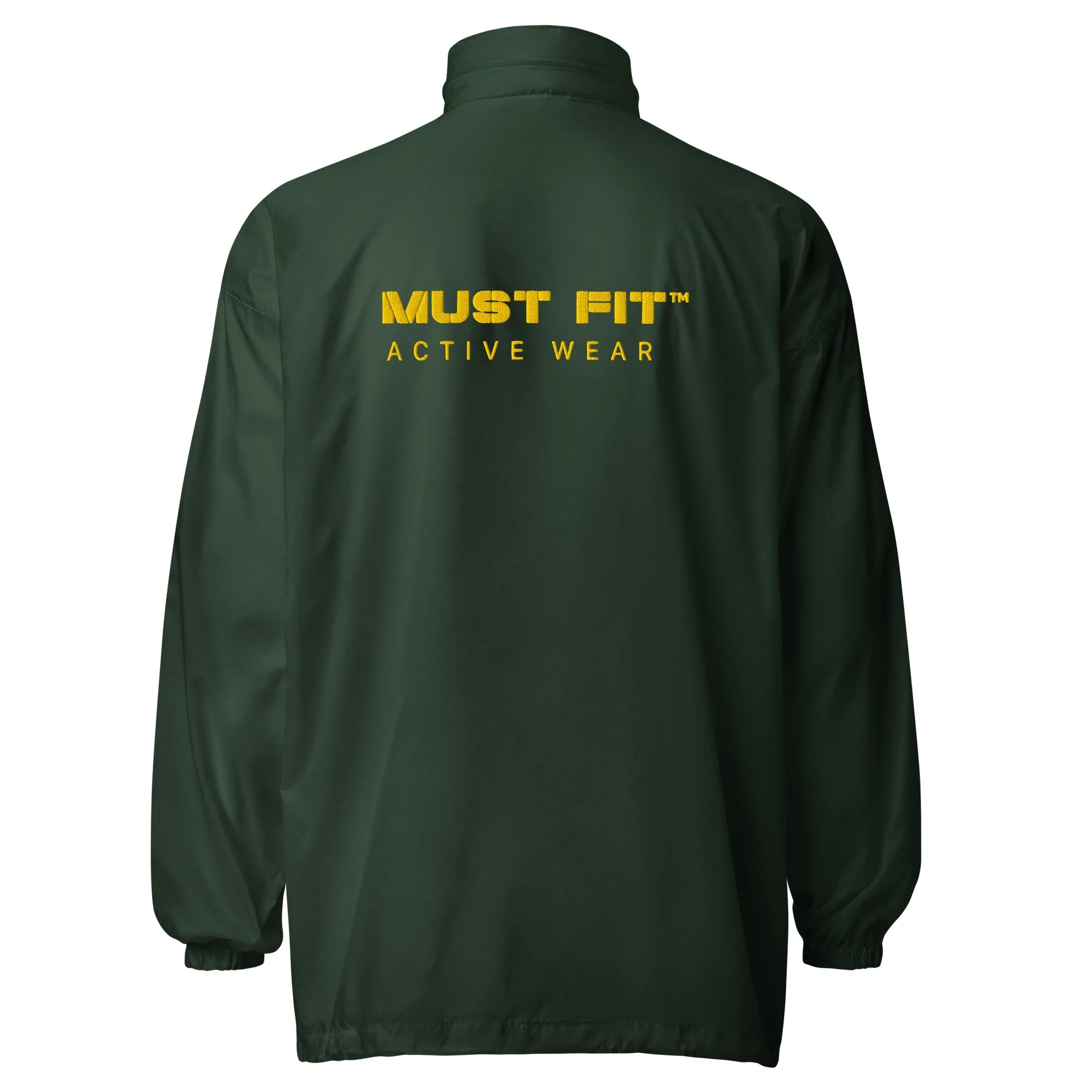 unisex-basic-windbreaker-forest-green-back-6a91f0753fc98.jpg
