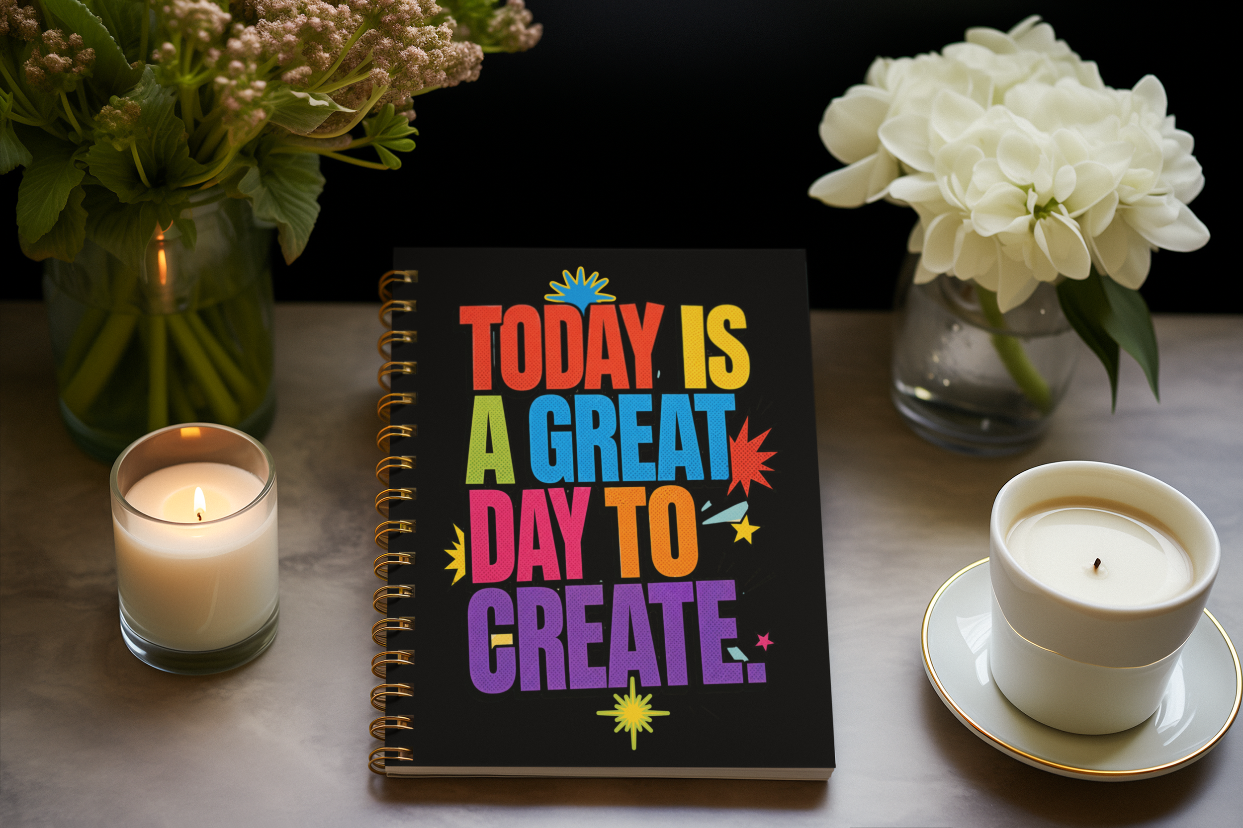 mockup-of-an-ai-generated-spiral-notebook-placed-on-a-table-with-some-candles-m38118.png