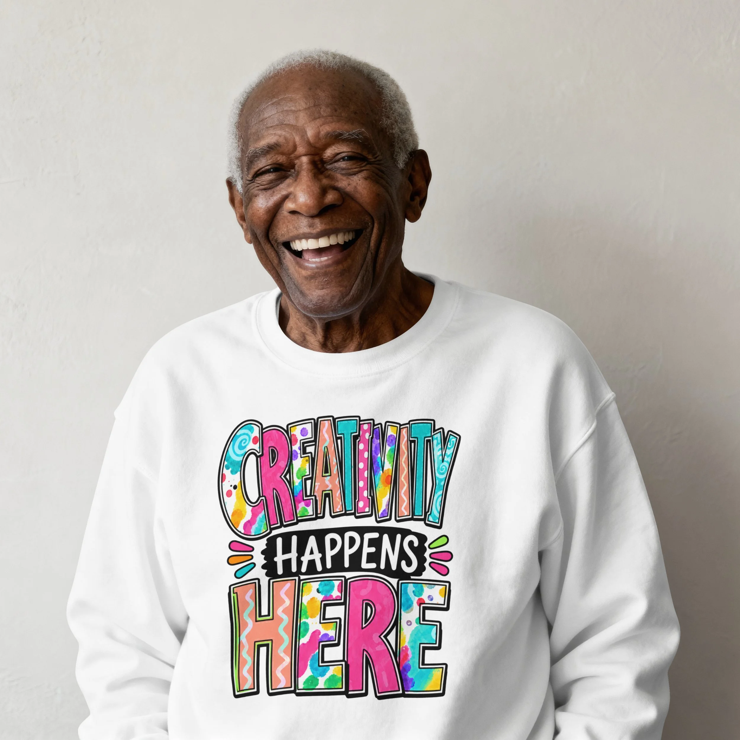 Creativity Happens Here Sweatshirt