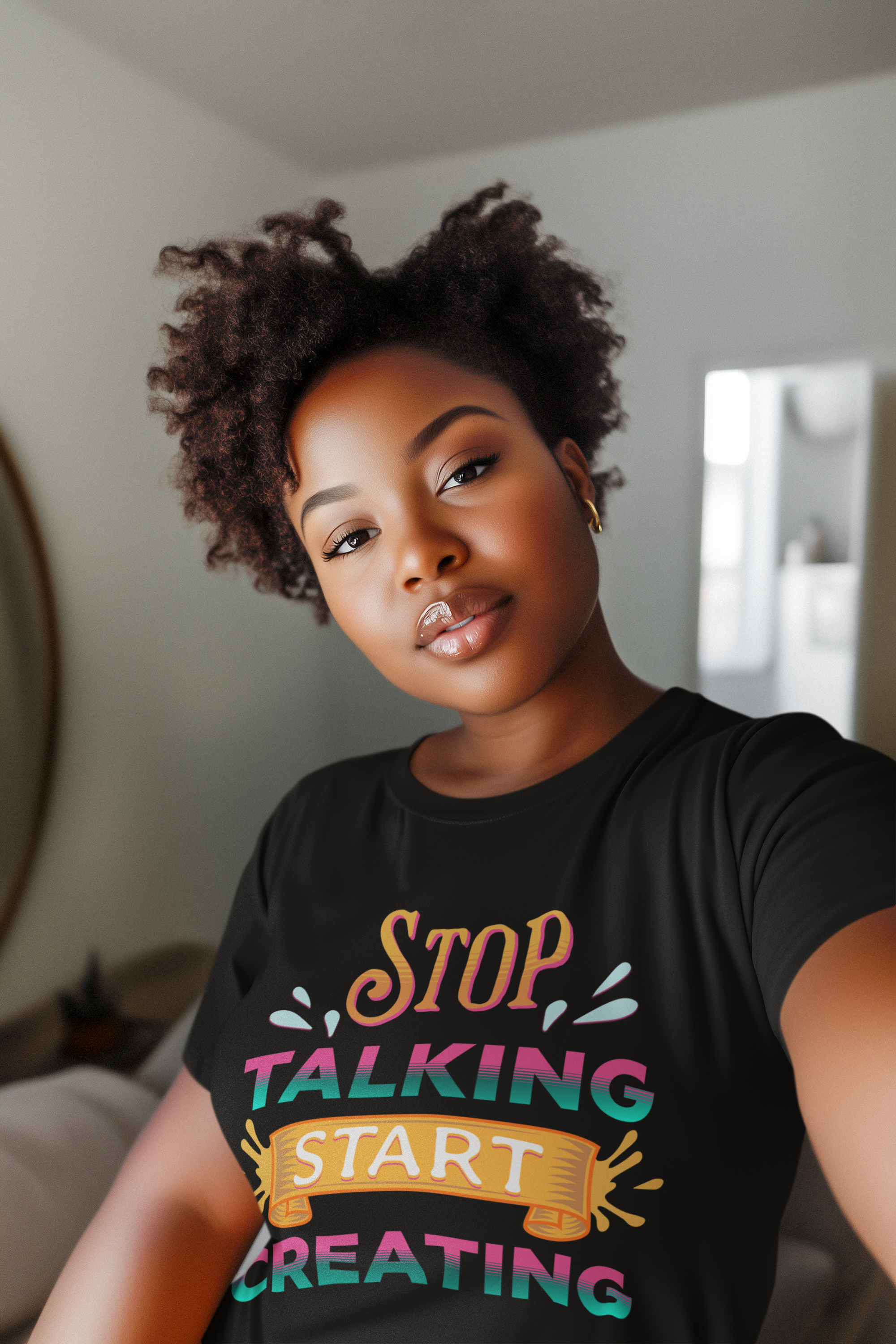 mockup-of-an-ai-generated-woman-wearing-a-round-neck-tee-and-taking-a-selfie-in-a-room-m51563 (16).png