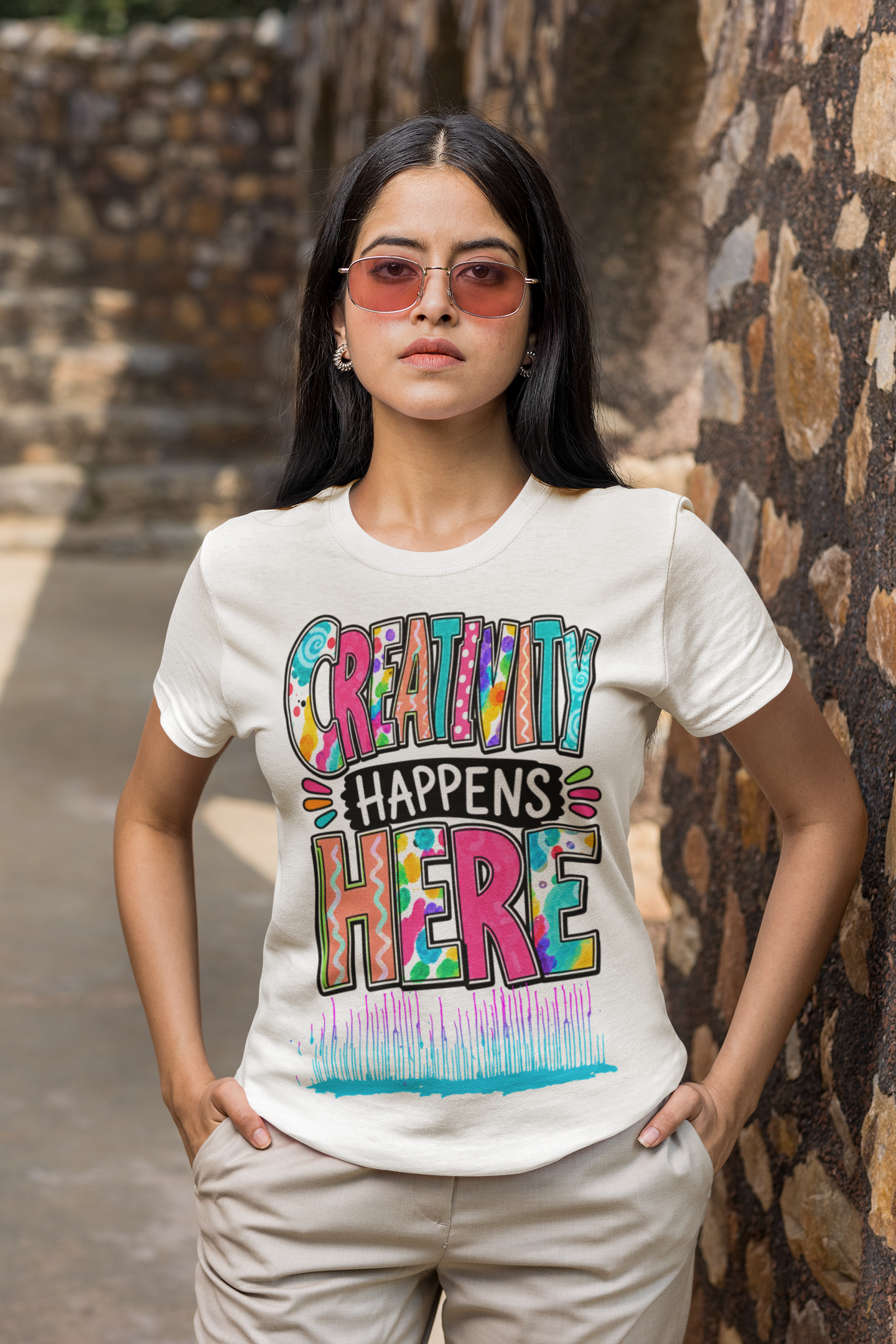 Creativity Happens Here T‑Shirt