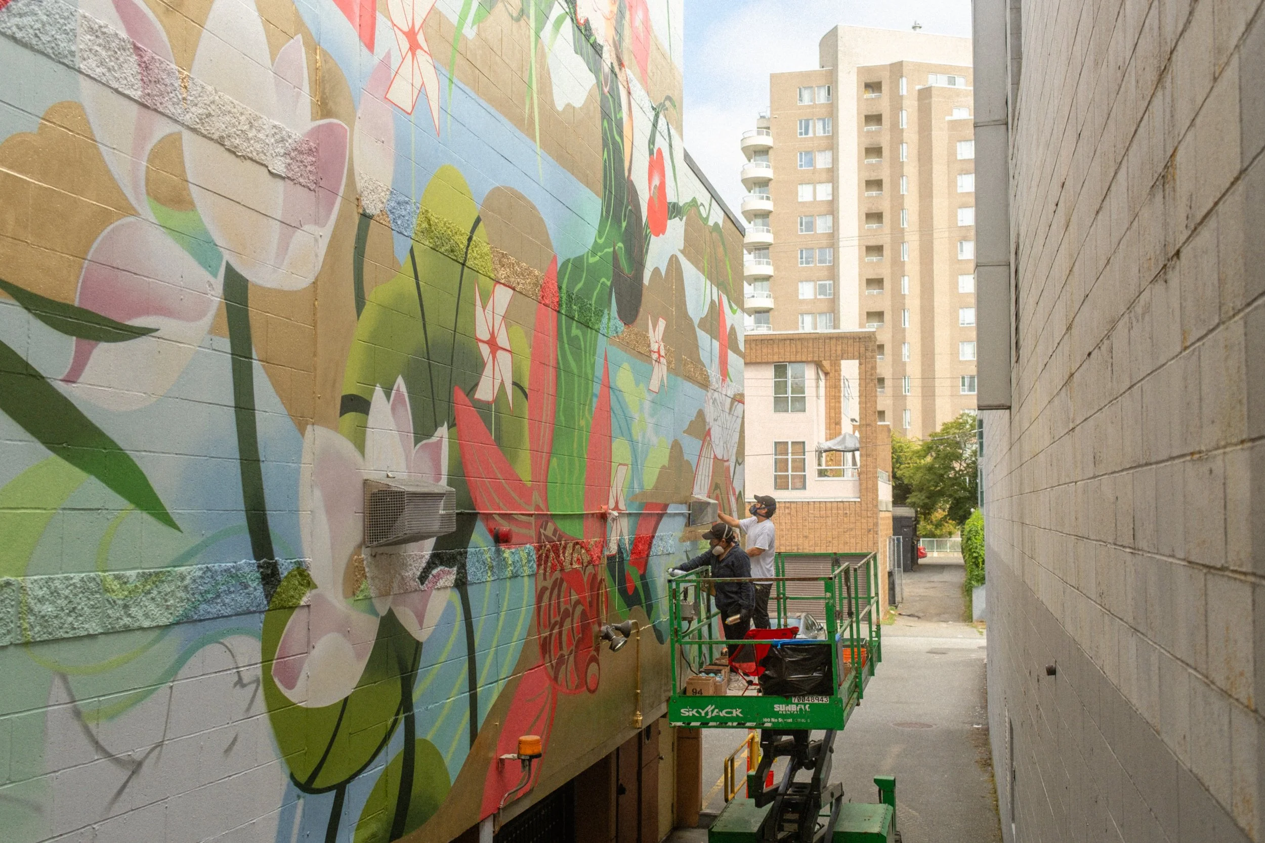 West End BIA Robson St. Mural