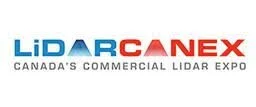Logo of LiDARCANEX, Canada's Commercial LiDAR Expo.