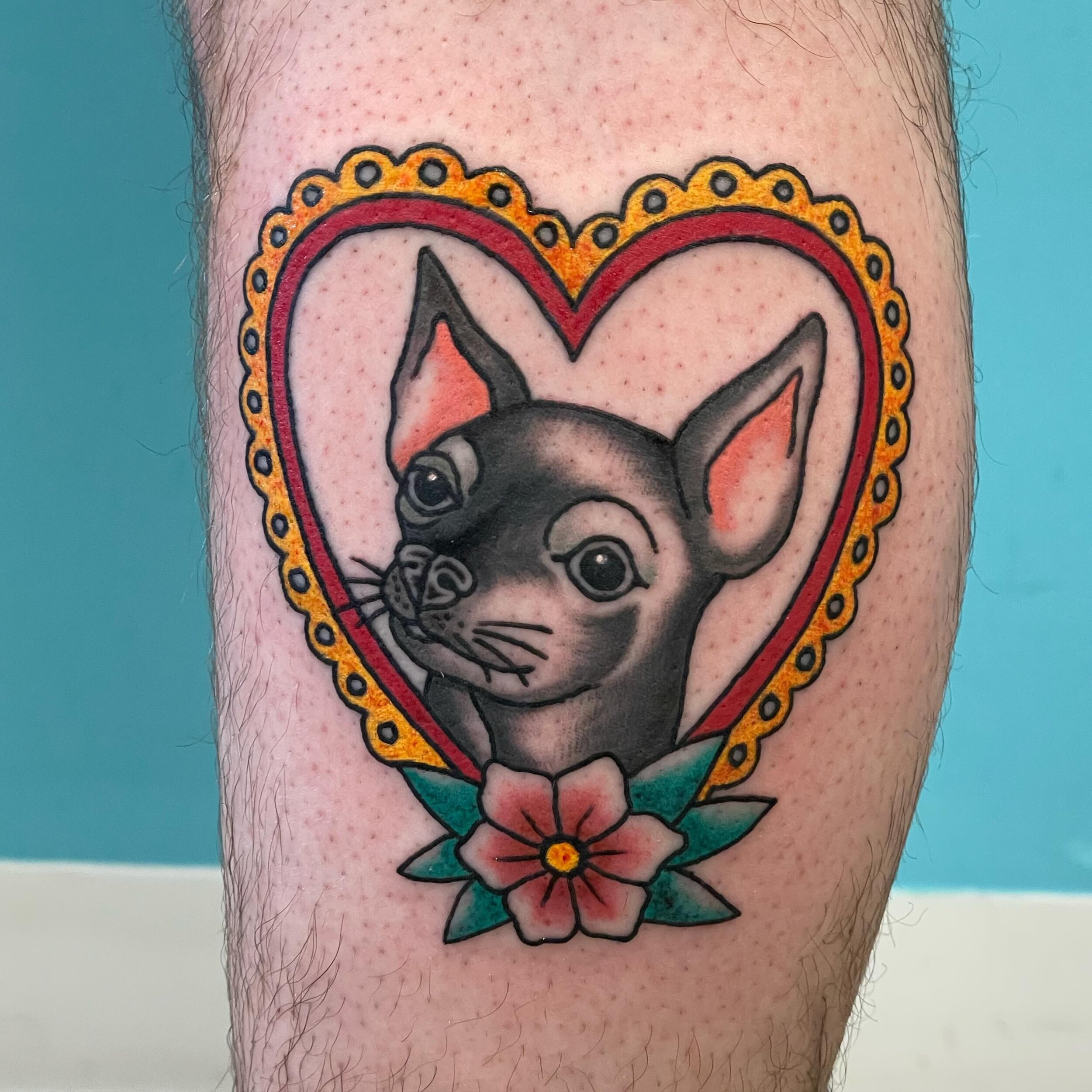 lil pet portrait

made by: @dusty.tat2 - To book with Dusty, fill out the form linked in their bio! 😎

#petportrait #barkbark #pettattoo
