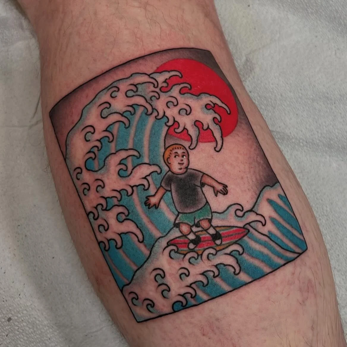 surfin bobby! made by @jasonwalstrom - to book with Jason, email info@jasonwalstrom.com 😎