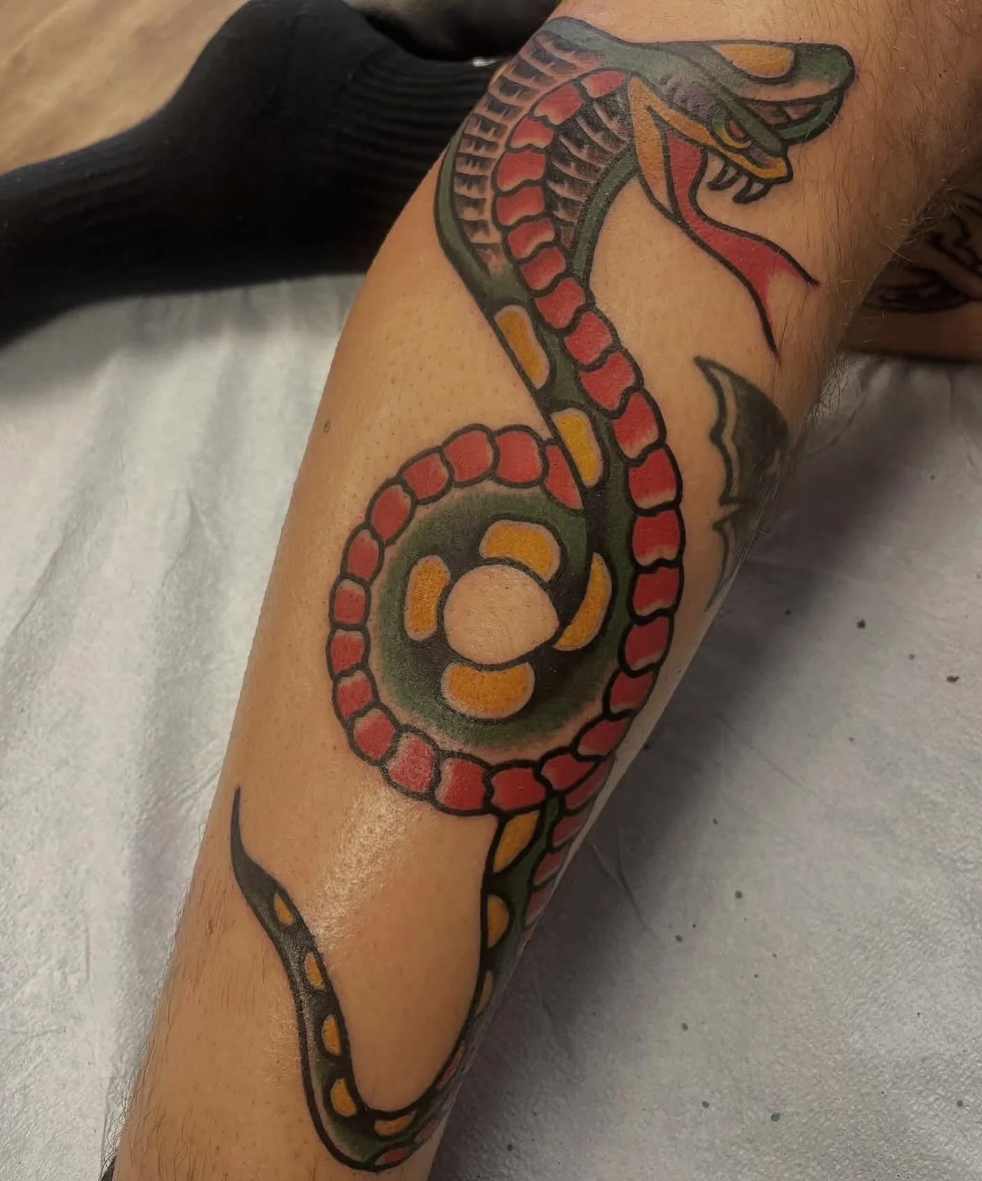 Snake from Ben! Call the shop or DM him directly to book - @bendelano 😎