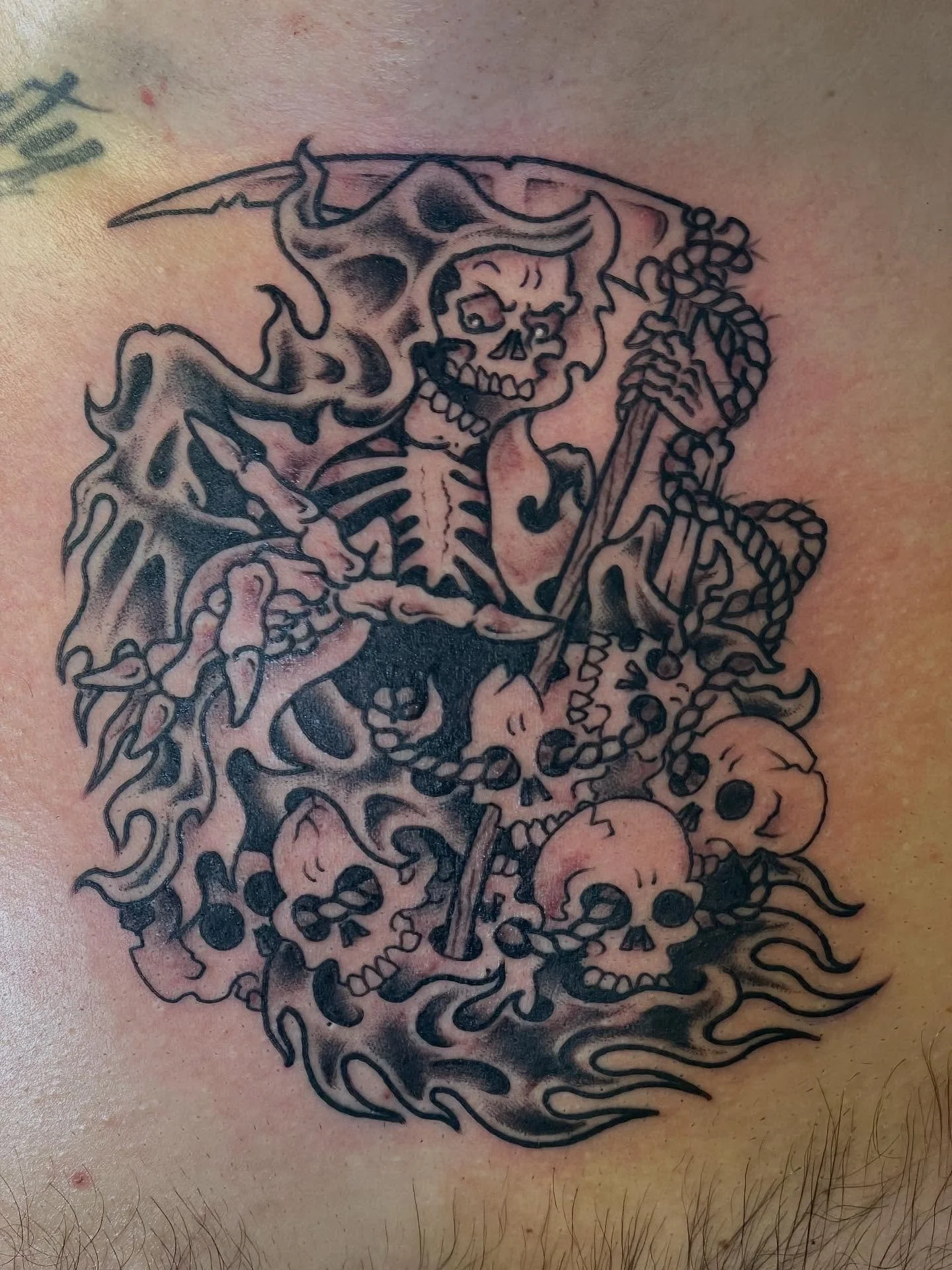 reaper madness! made by Dave! @d.a.kvam - to book with Dave DM him directly or call the shop! 612-224-9294