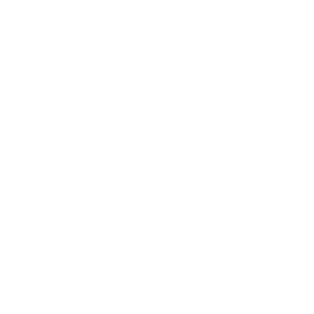 Sort og hvit logo med en stor hvit sirkel og teksten 'really' i midten, omgitt av skrå linjer.