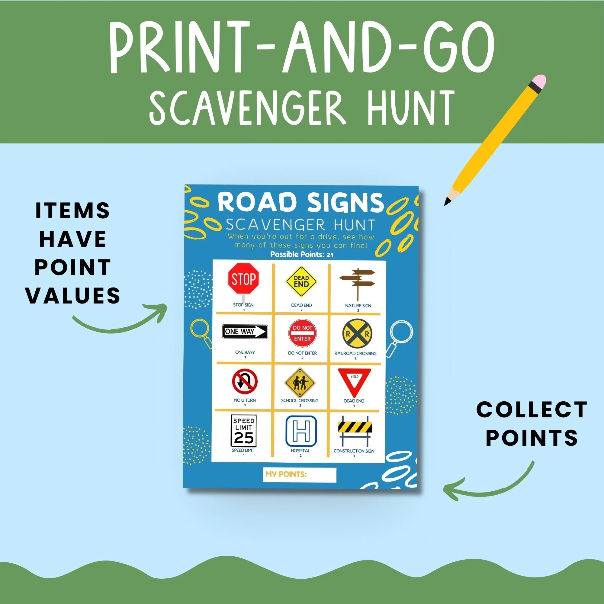 road trip scavenger hunt