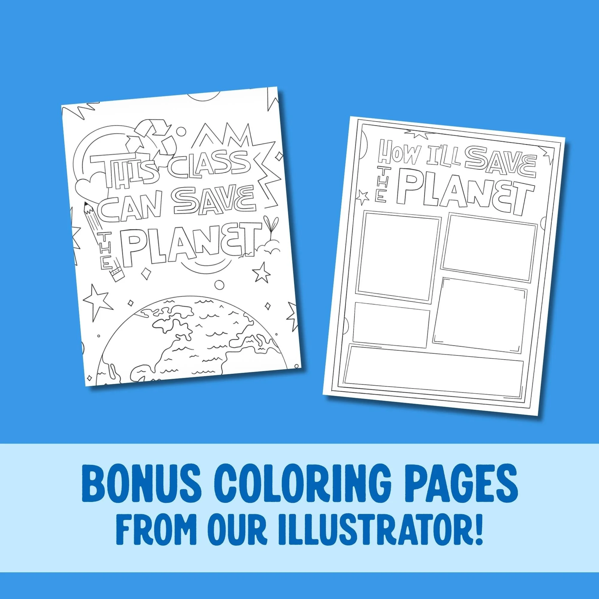 class can save the planet coloring pages