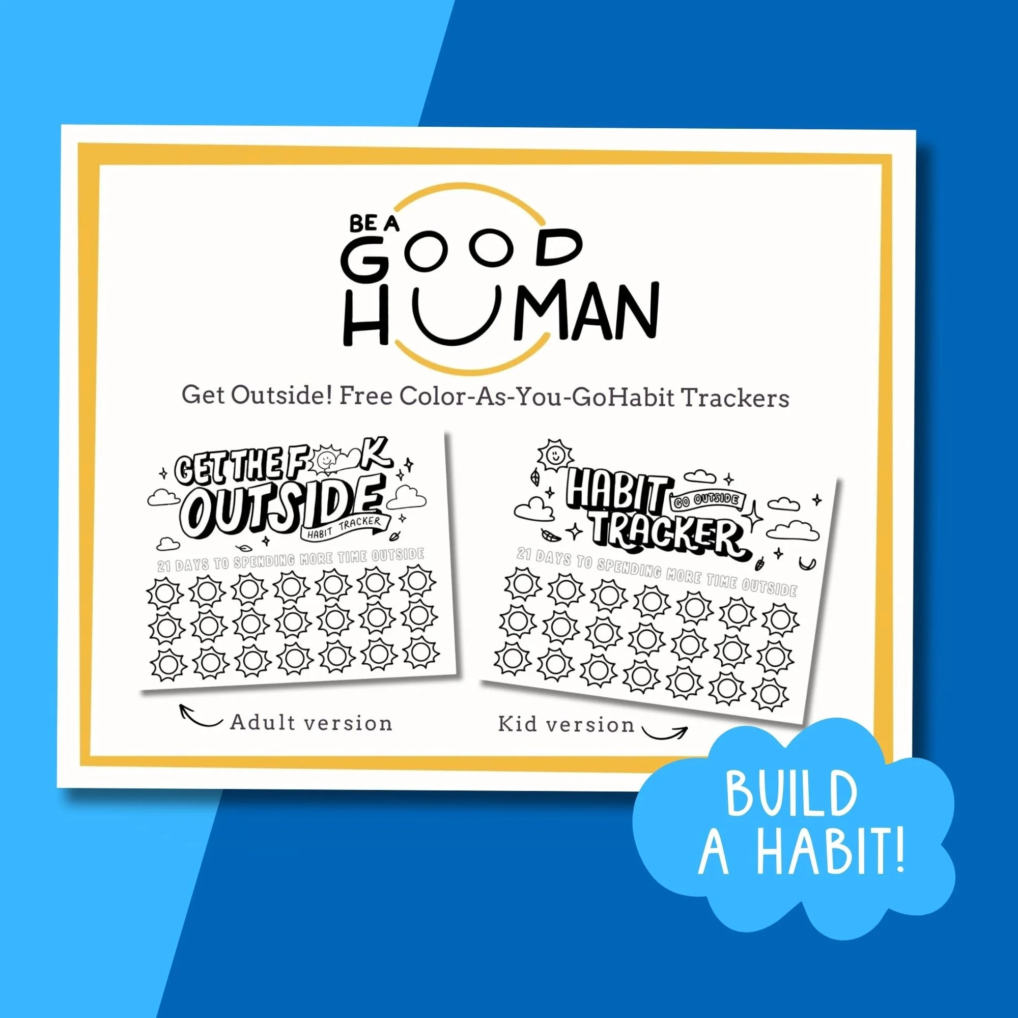 habit tracker to go outside