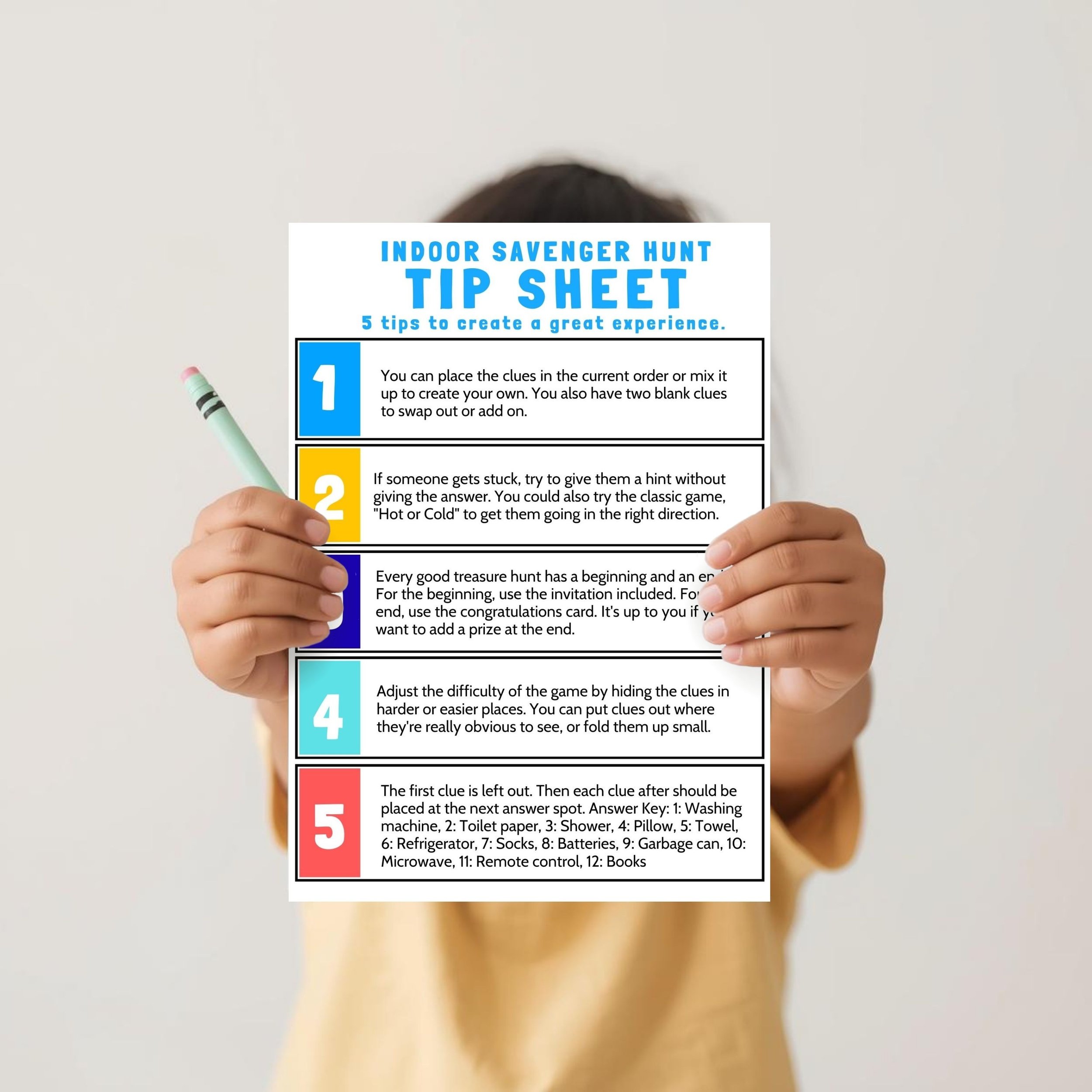 free indoor scavenger hunt printables