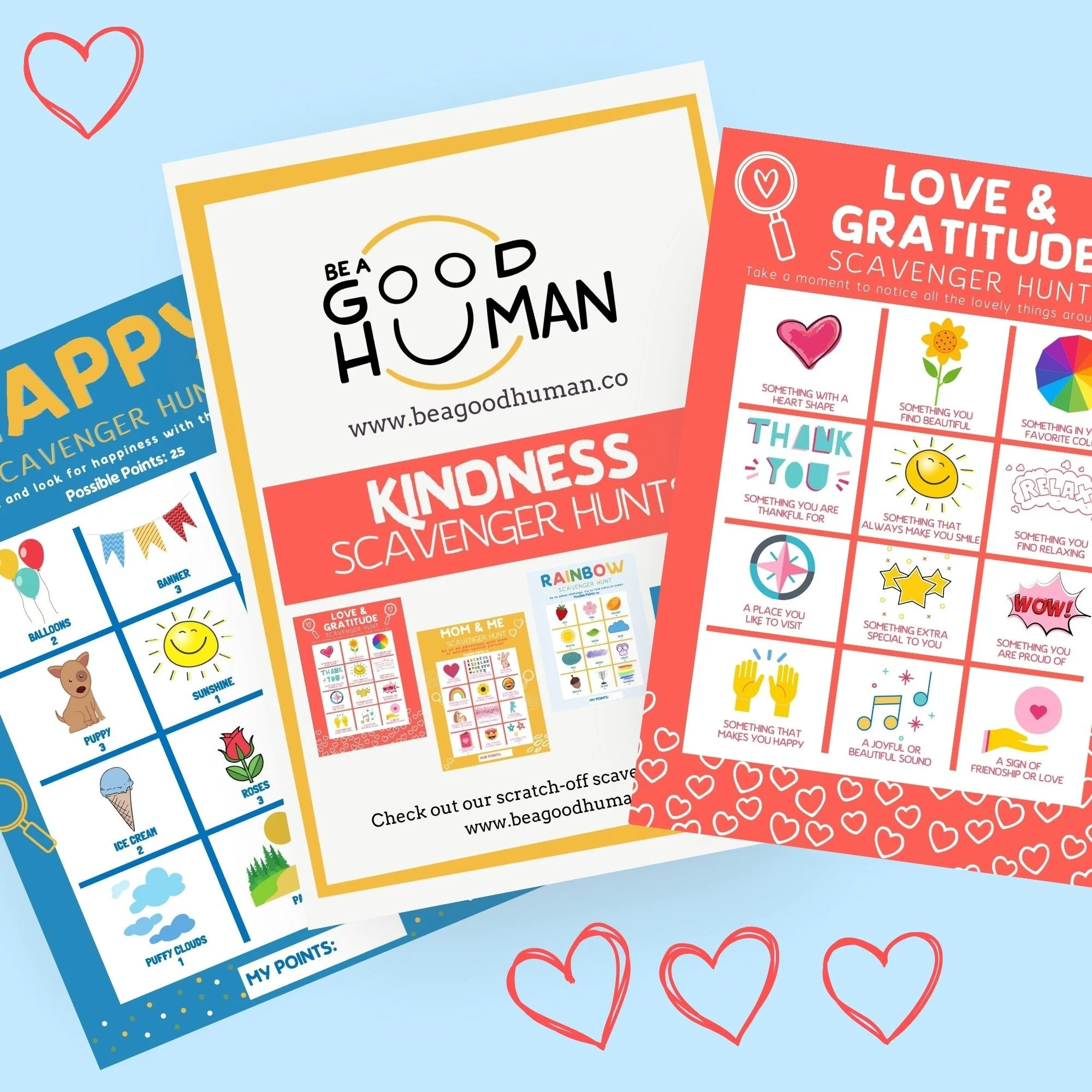 kindness scavenger hunts