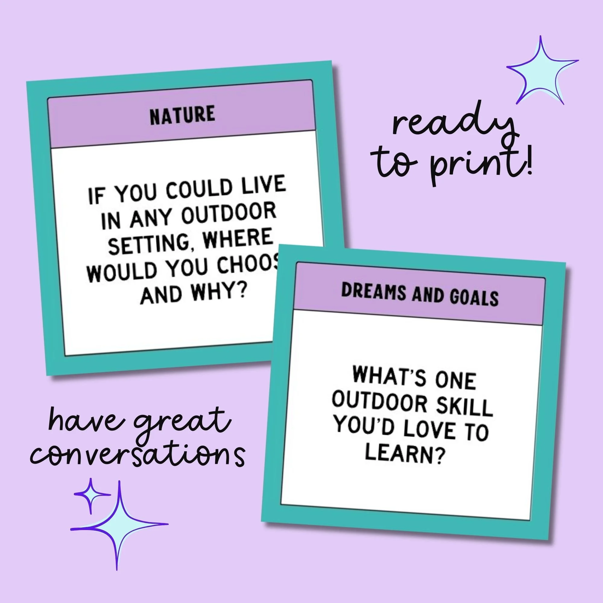 free conversation cards for couples and families