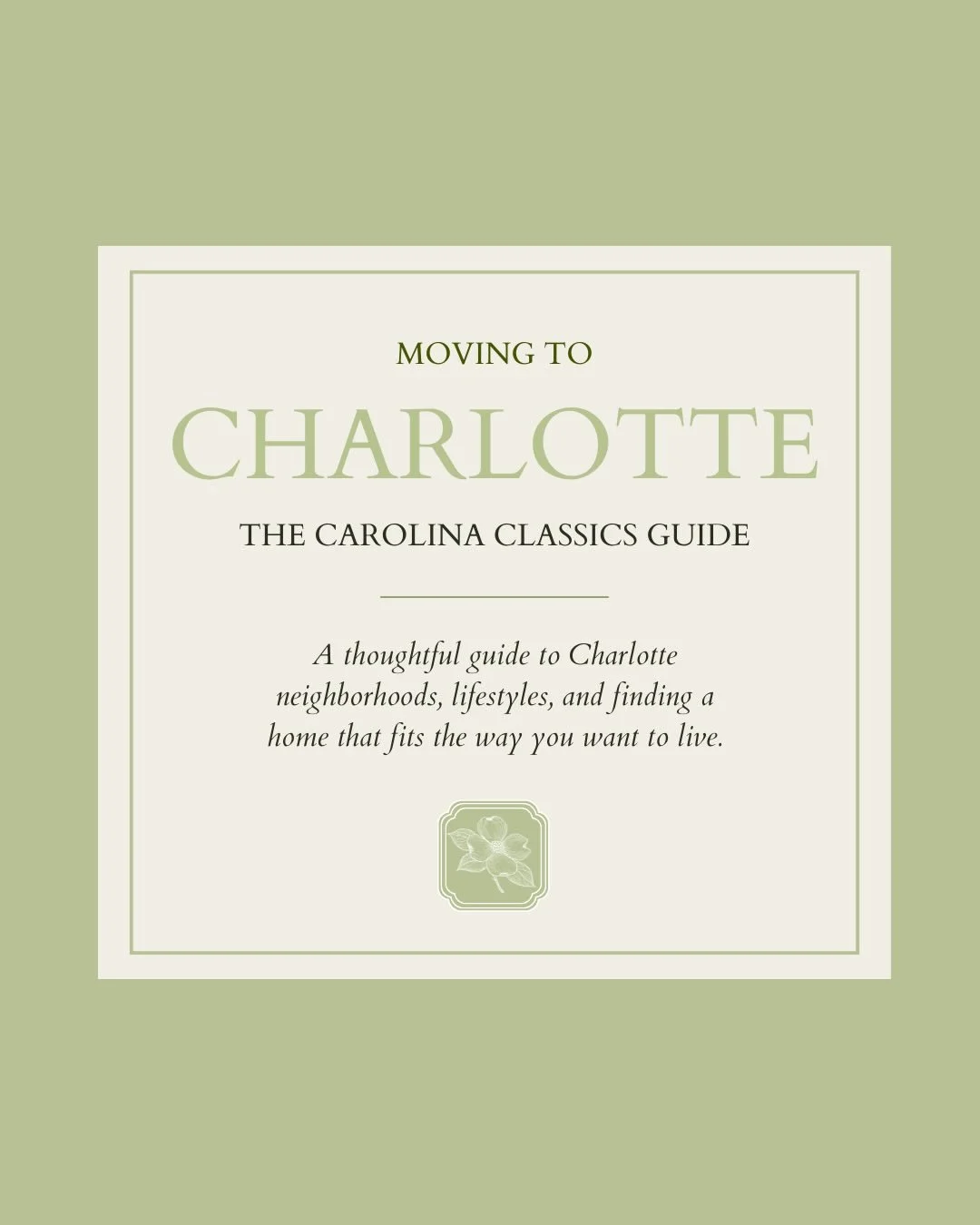 Happy Monday friends 🤍 It&rsquo;s been so fun seeing so many new faces begin to follow along lately!

Lots of you are either new to Charlotte, considering a move here, or trying to better understand the different neighborhoods and lifestyles Charlot