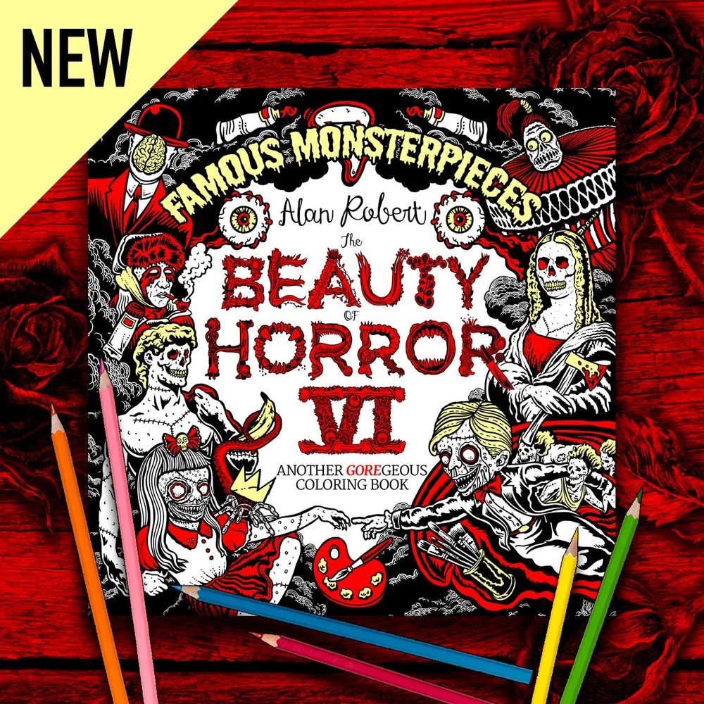 The Beauty of Horror Coloring Books