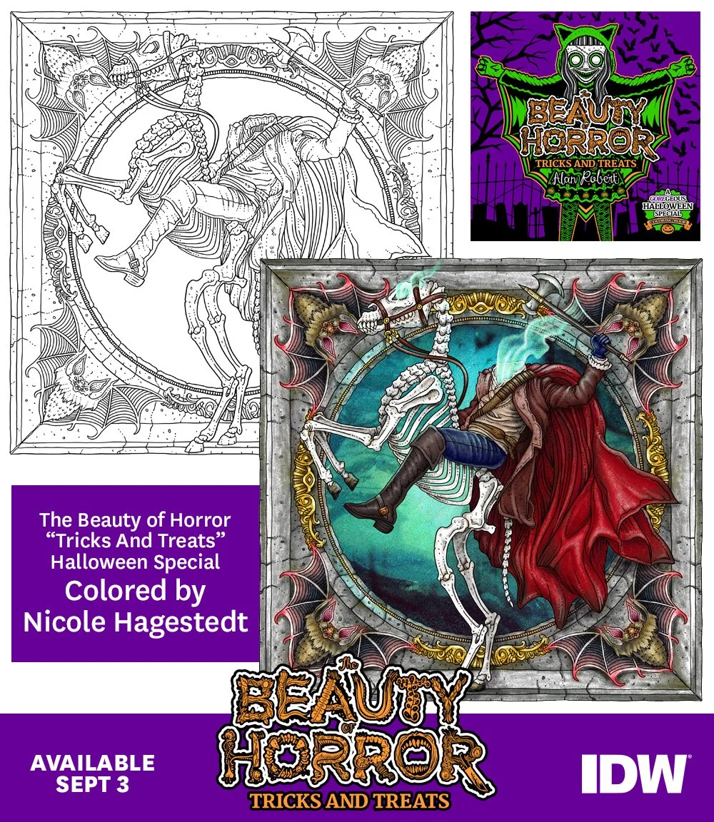 The Beauty of Horror 1: A GOREgeous Coloring Book (Spiral Bound) – Lay it  Flat Publishing Group