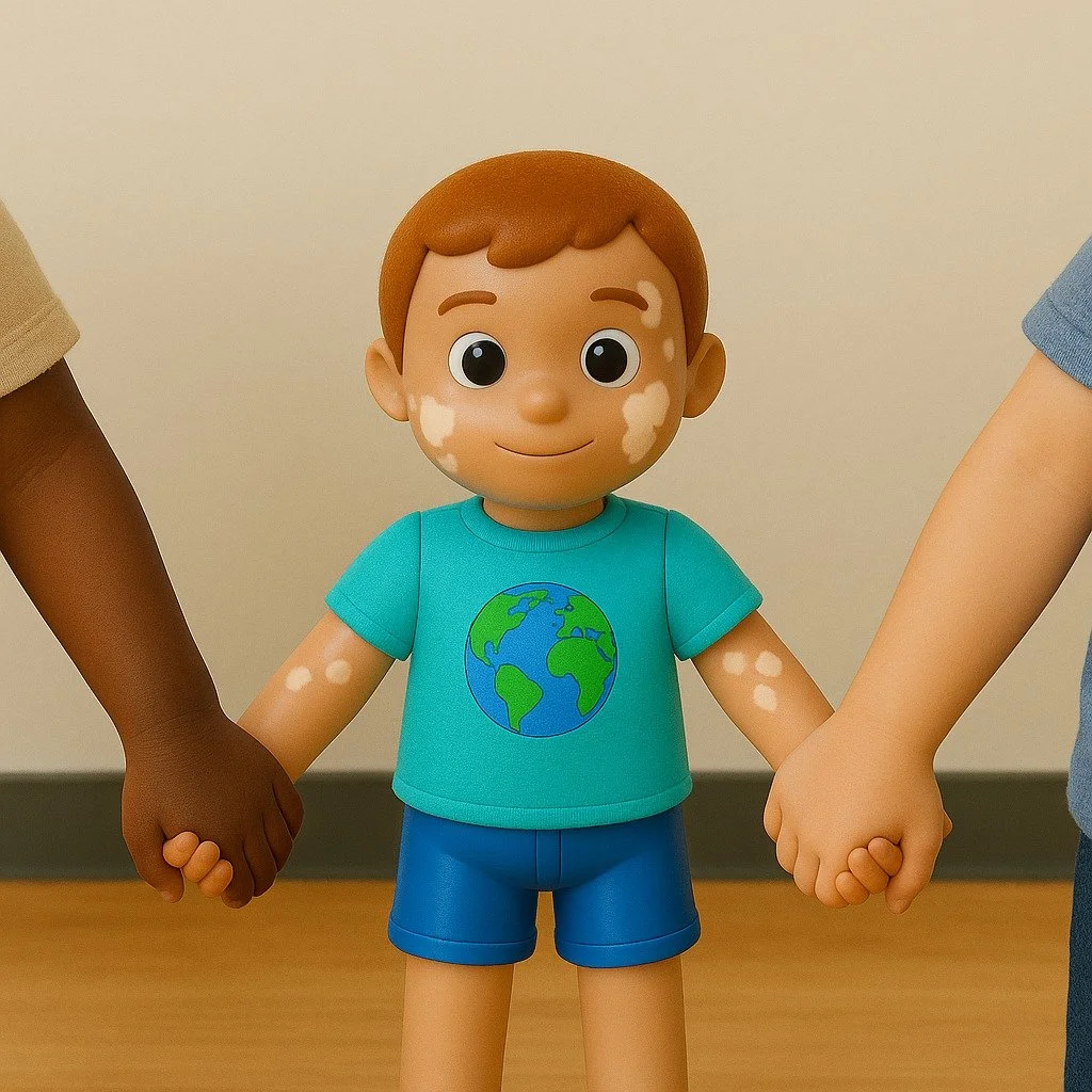 On World Kindness Day, we remember: a little care can hold the world together. It costs nothing to be kind and can be the spark that changes someone's whole day!

#WorldKindnessDay #DollhouseDay #RepresentationMatters #VitiligoAwareness #PlayForAll #