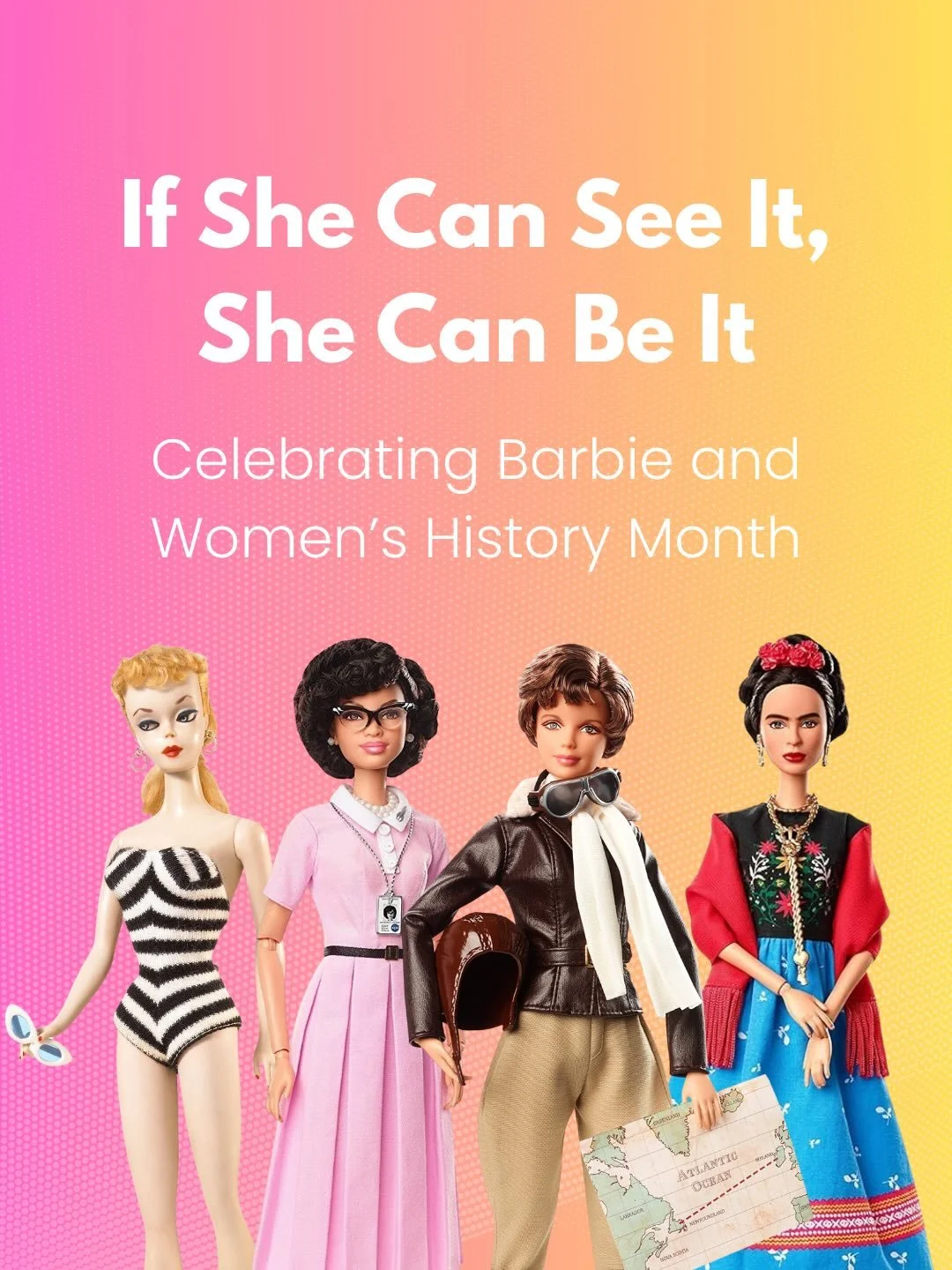 When Barbie debuted in 1959, she revolutionized play.

March is Women&rsquo;s History Month, and this past weekend we celebrated both International Women&rsquo;s Day and National Barbie Day &mdash; a perfect moment to reflect on how representation in