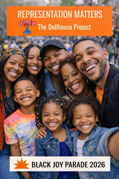 Sample Black Joy Parade photo frame