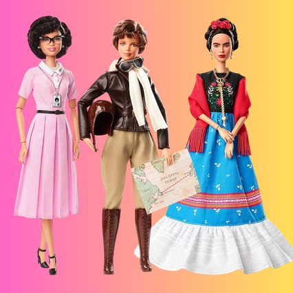 2018 First Inspiring Women Dolls: Katherine Johnson, Amelia Earhart and Frida Kahlo