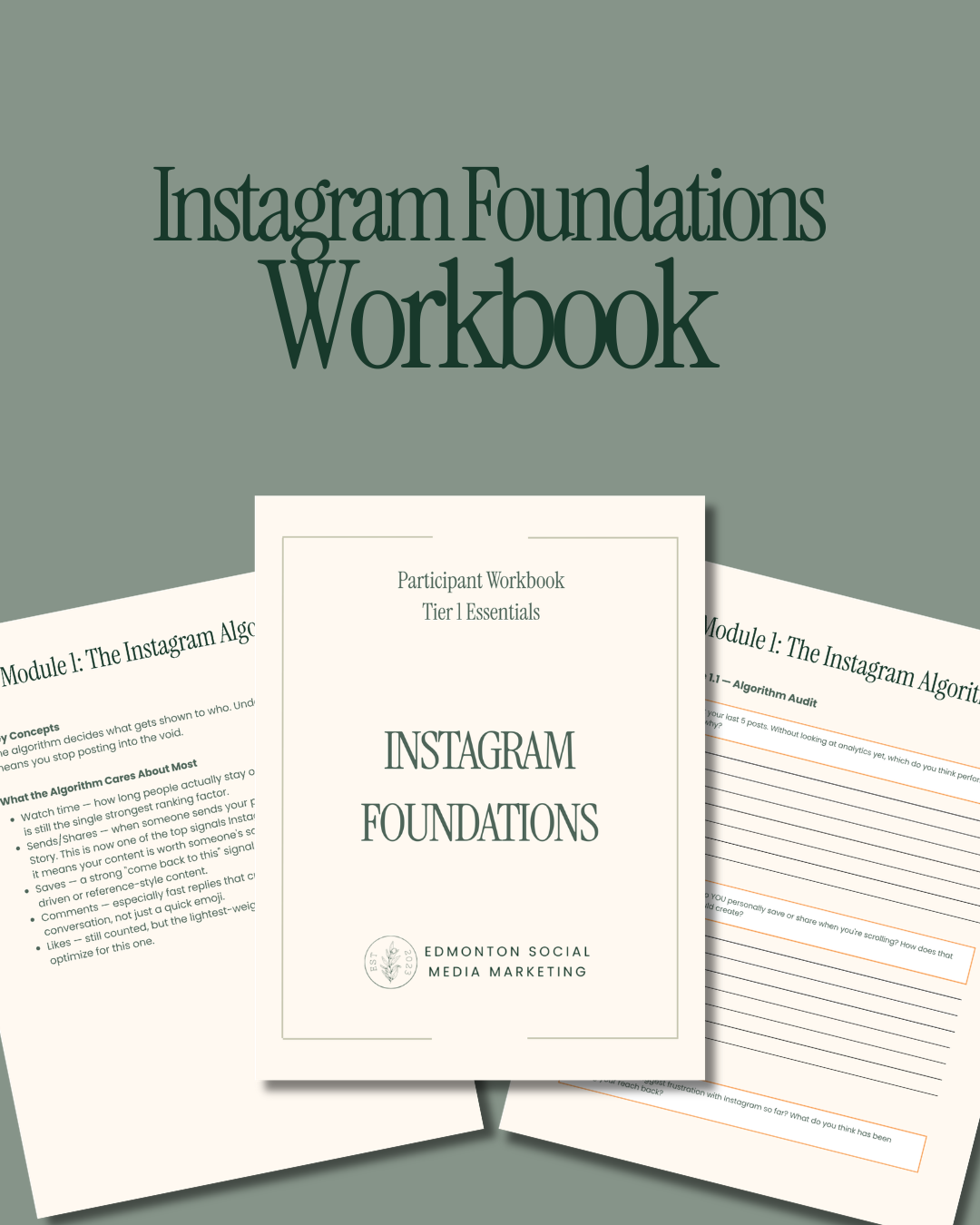Instagram Foundations Workbook