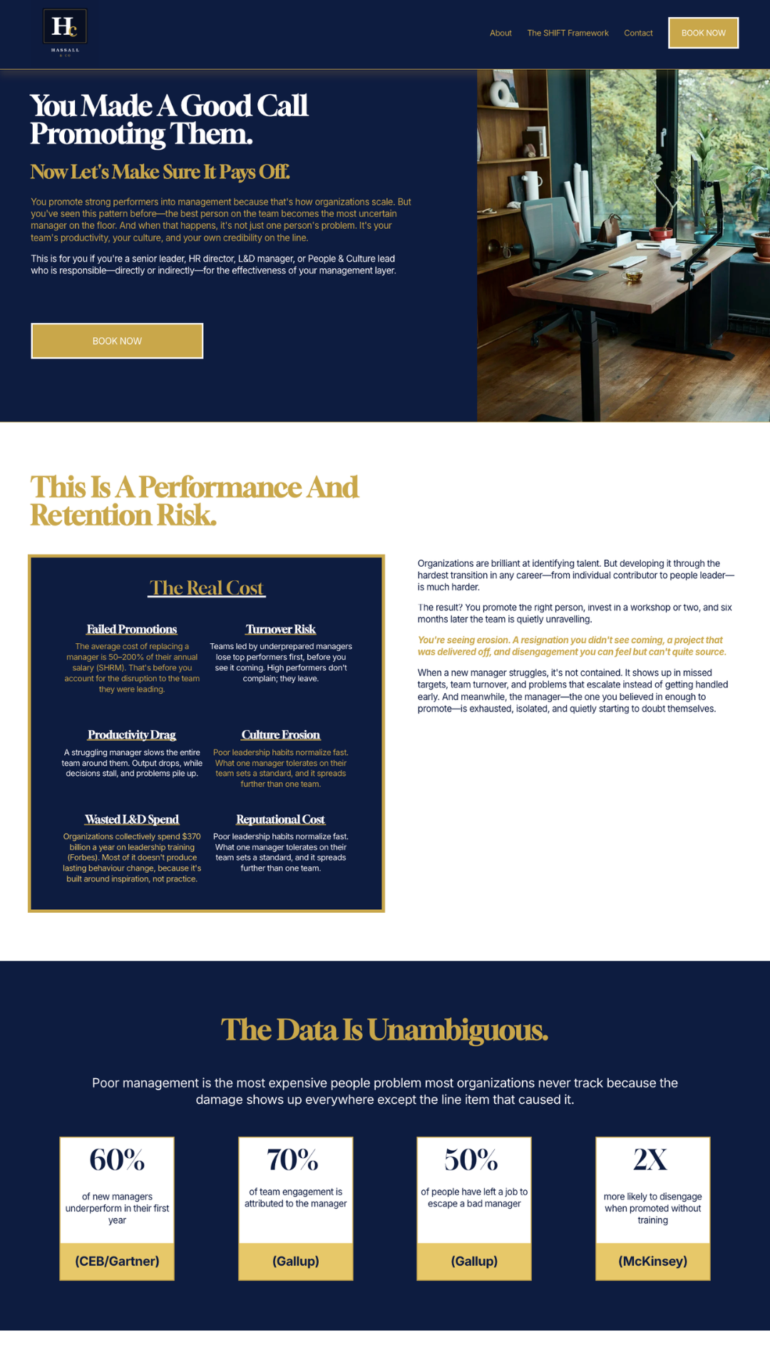 Leadership facilitator website