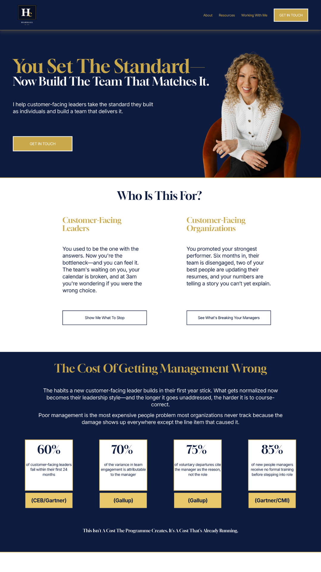 Leadership facilitator website