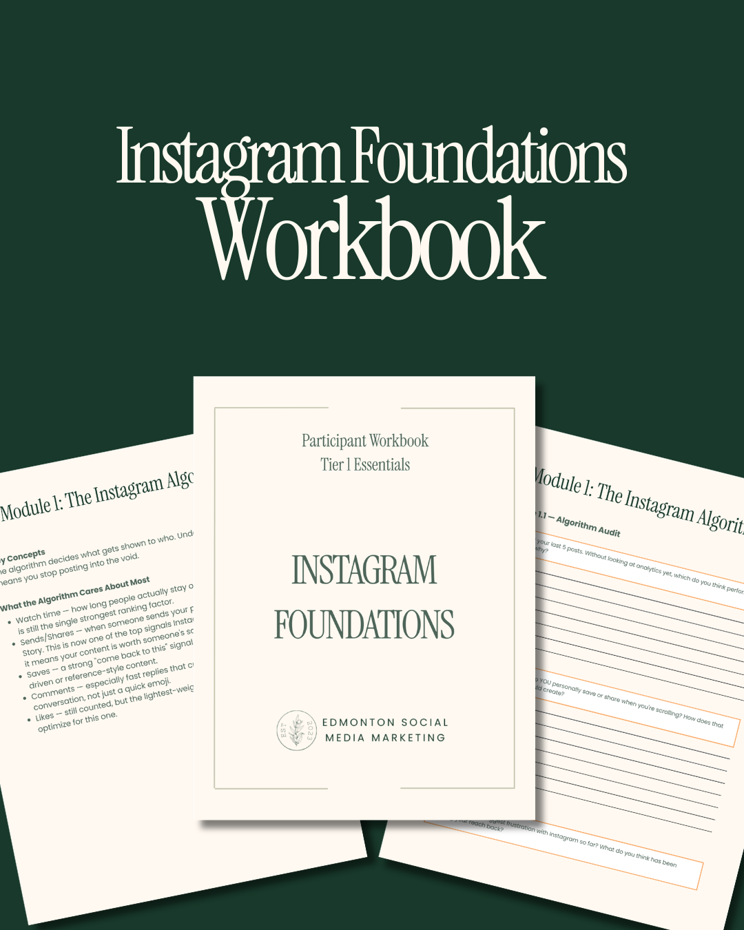 Instagram Foundations Workbook