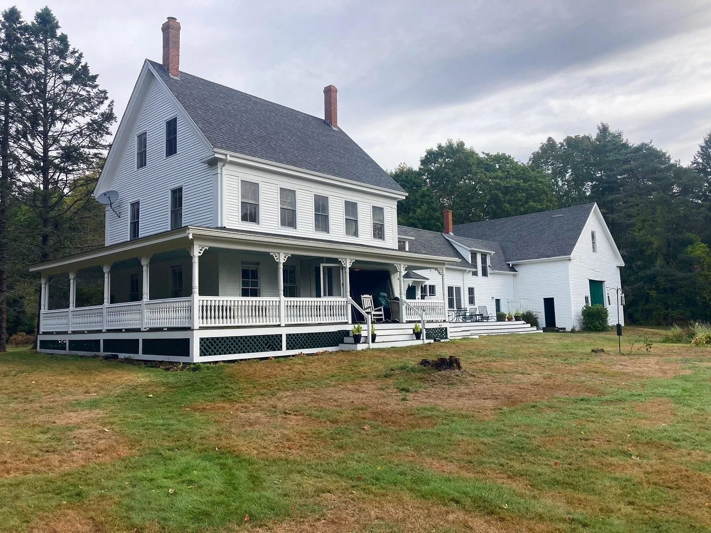 Our favorite time of the year! Working out on Chebeague Island in Casco Bay is something we look forward to. Thanks @foggswatertaxi for the lift. Nothing like starting your day on the water.