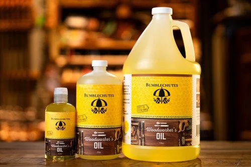 Bumblechutes woodworker's oil food safe eco friendly finish for cutting boards