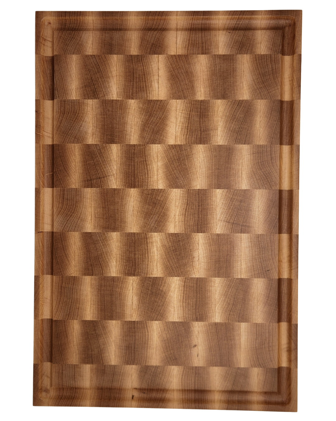 Maple End Grain Cutting Board Top View.png