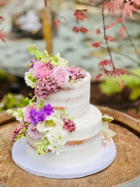 Megan and Corey Wedding Cake 2024